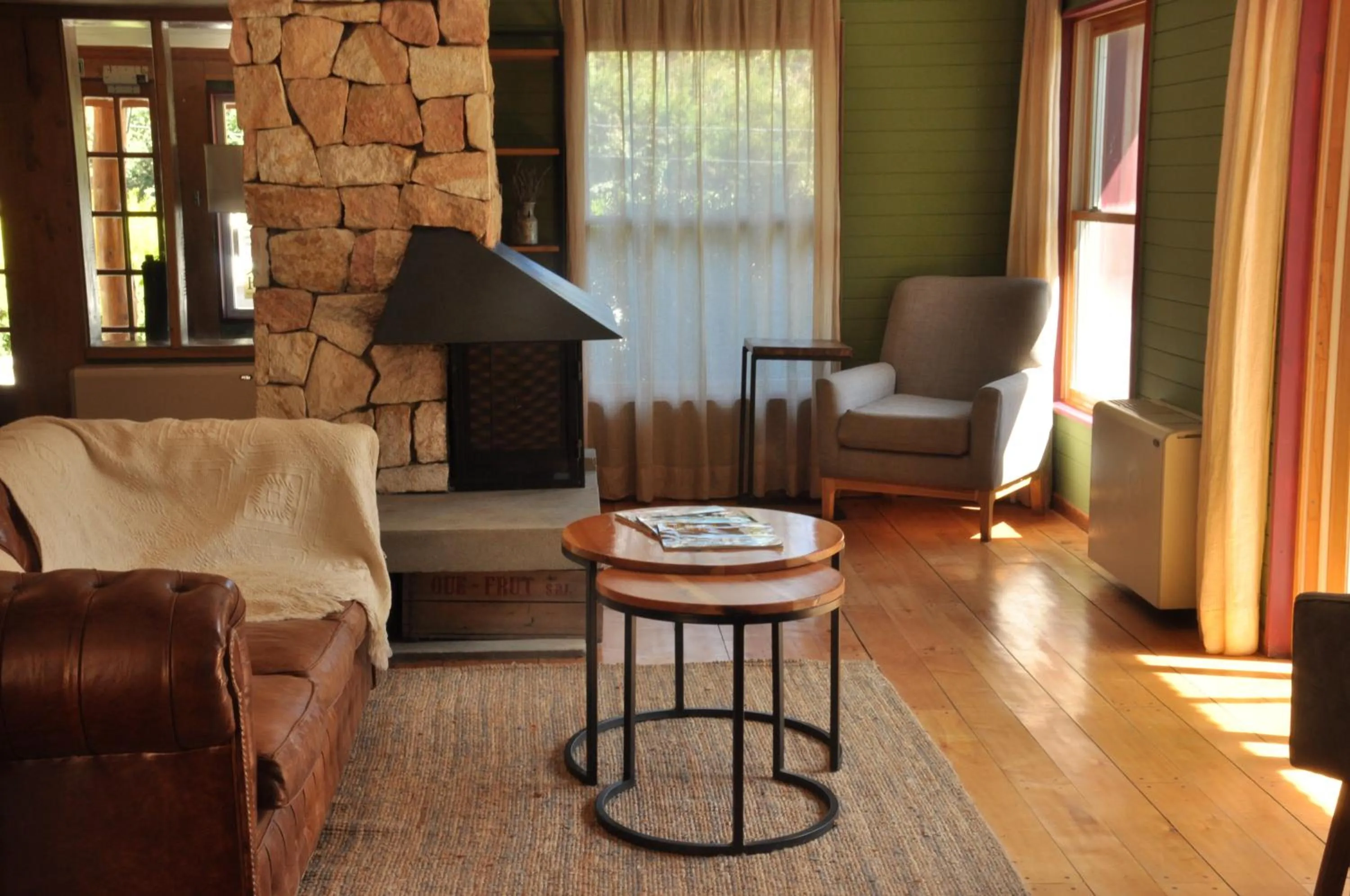 Living room in Hostería Verde Morada