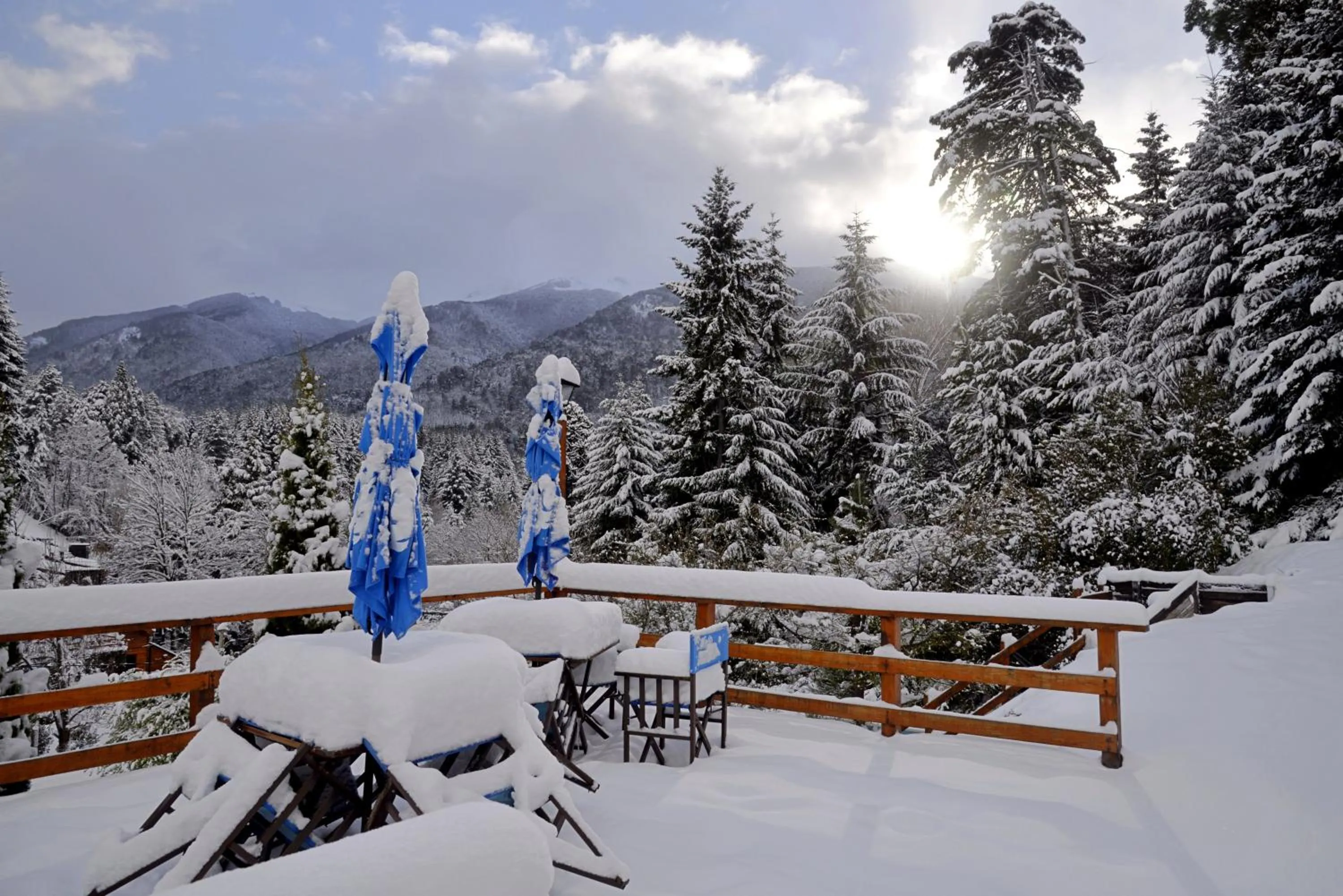 Patio in Hostería Verde Morada