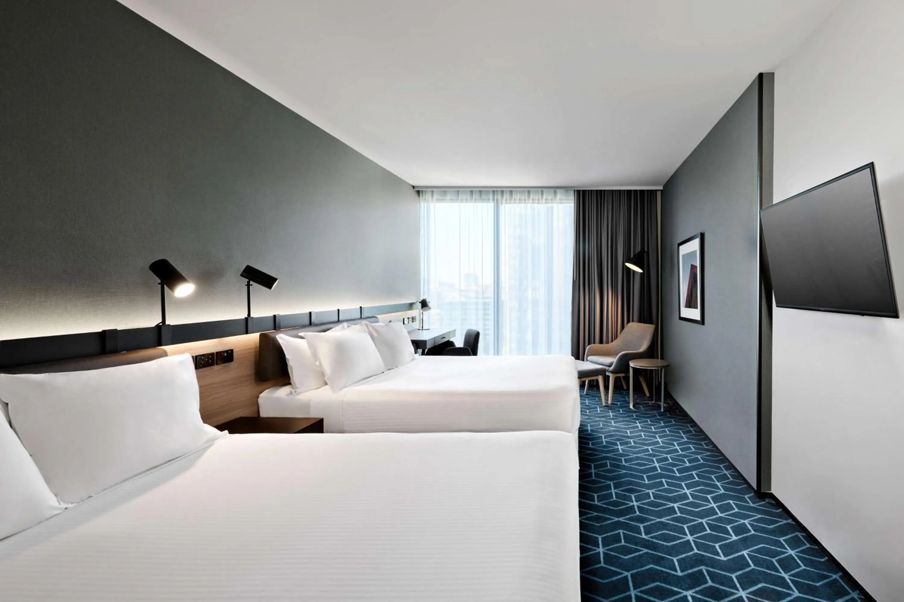 Bedroom, Bed in Four Points by Sheraton Melbourne Docklands