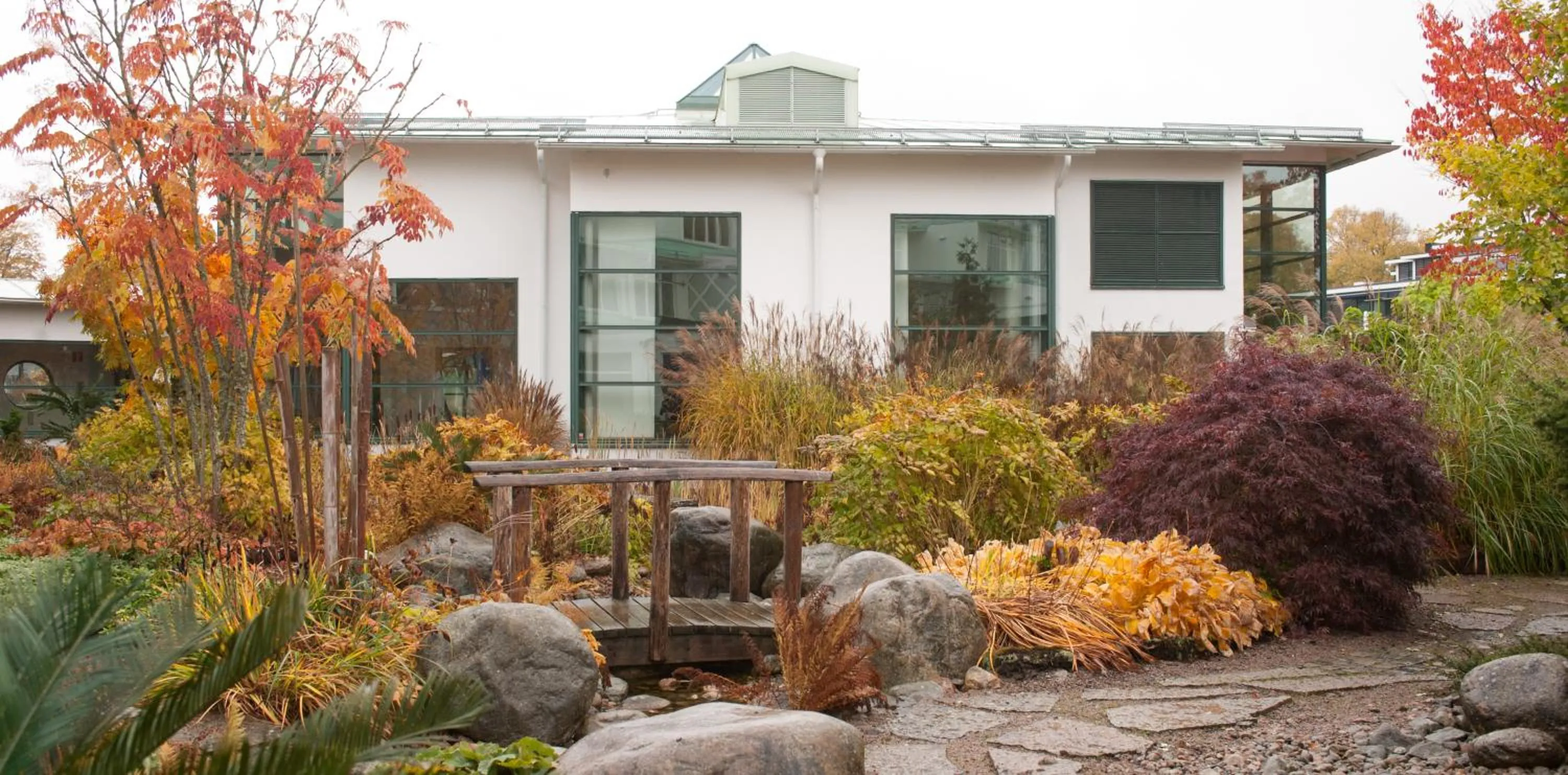 Garden view in Ronneby Brunn
