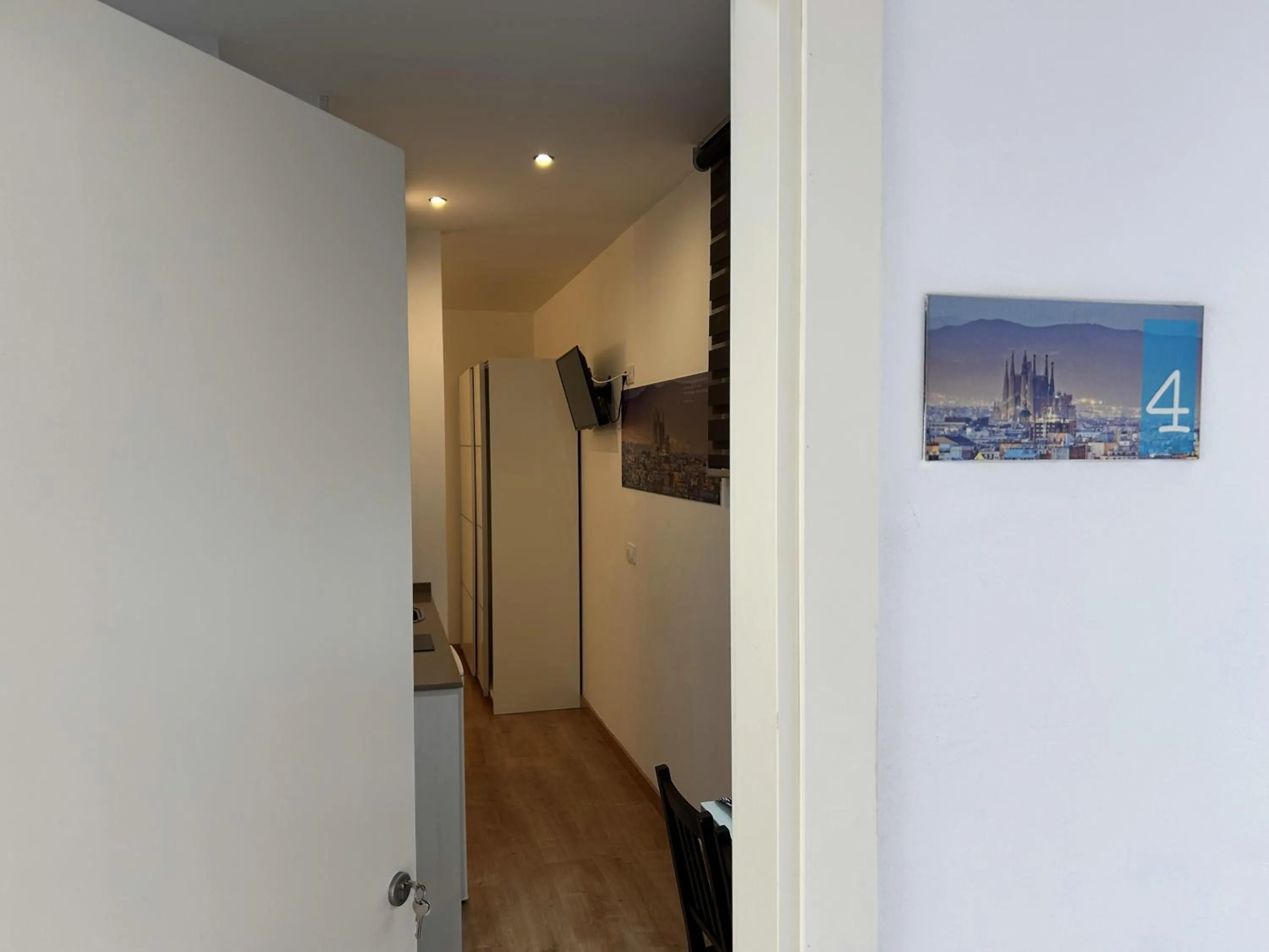 TV and multimedia in Apartahotel Baldiri