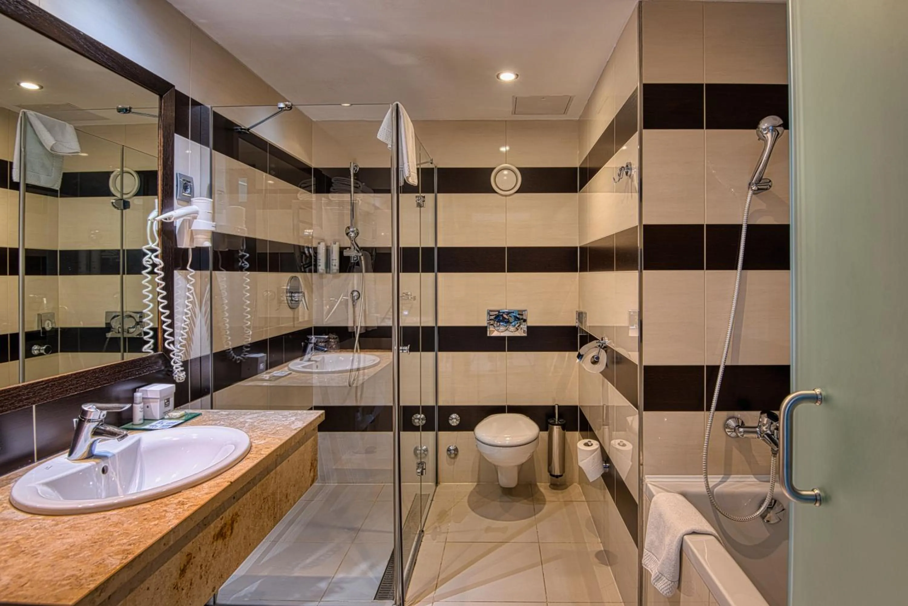 Bathroom in Aquaworld Resort Budapest