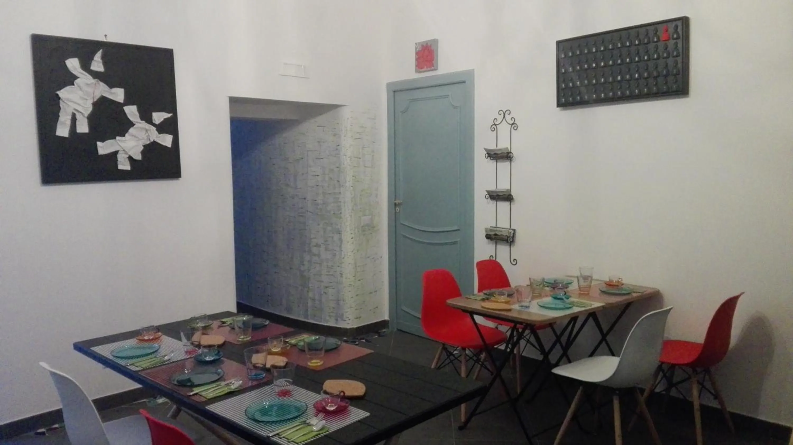 Communal kitchen in B&B Alchimia Napoletana