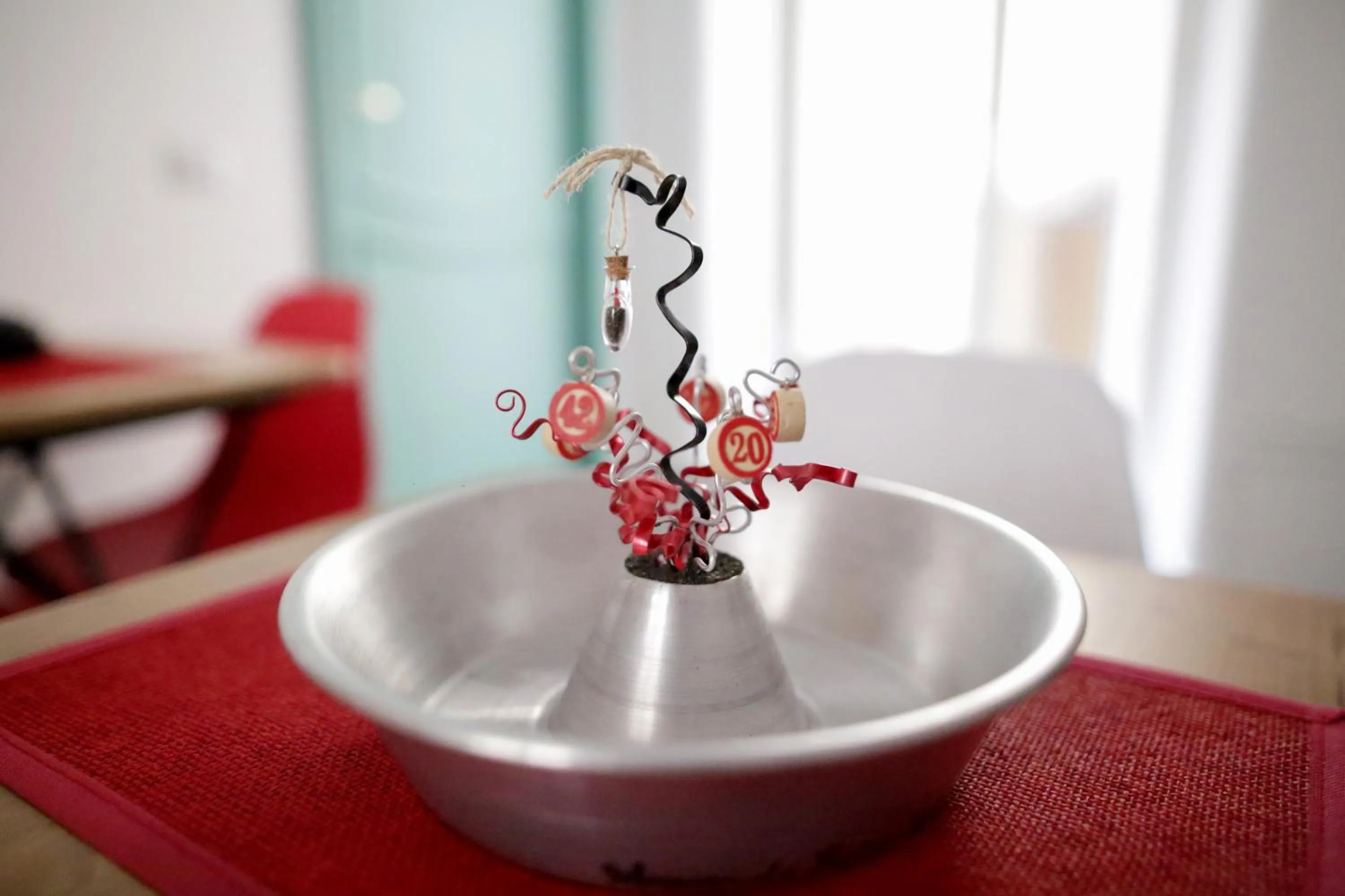 Decorative detail in B&B Alchimia Napoletana