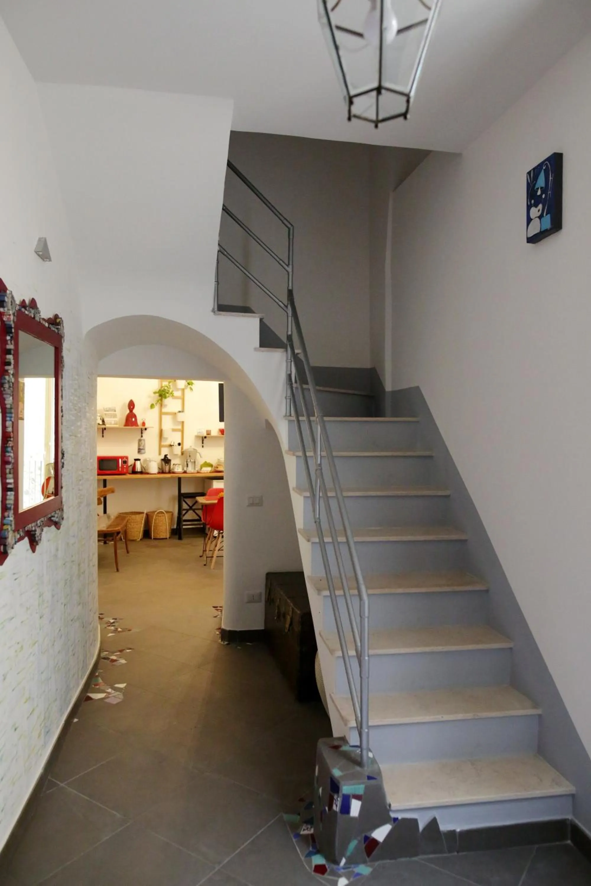 Communal kitchen in B&B Alchimia Napoletana