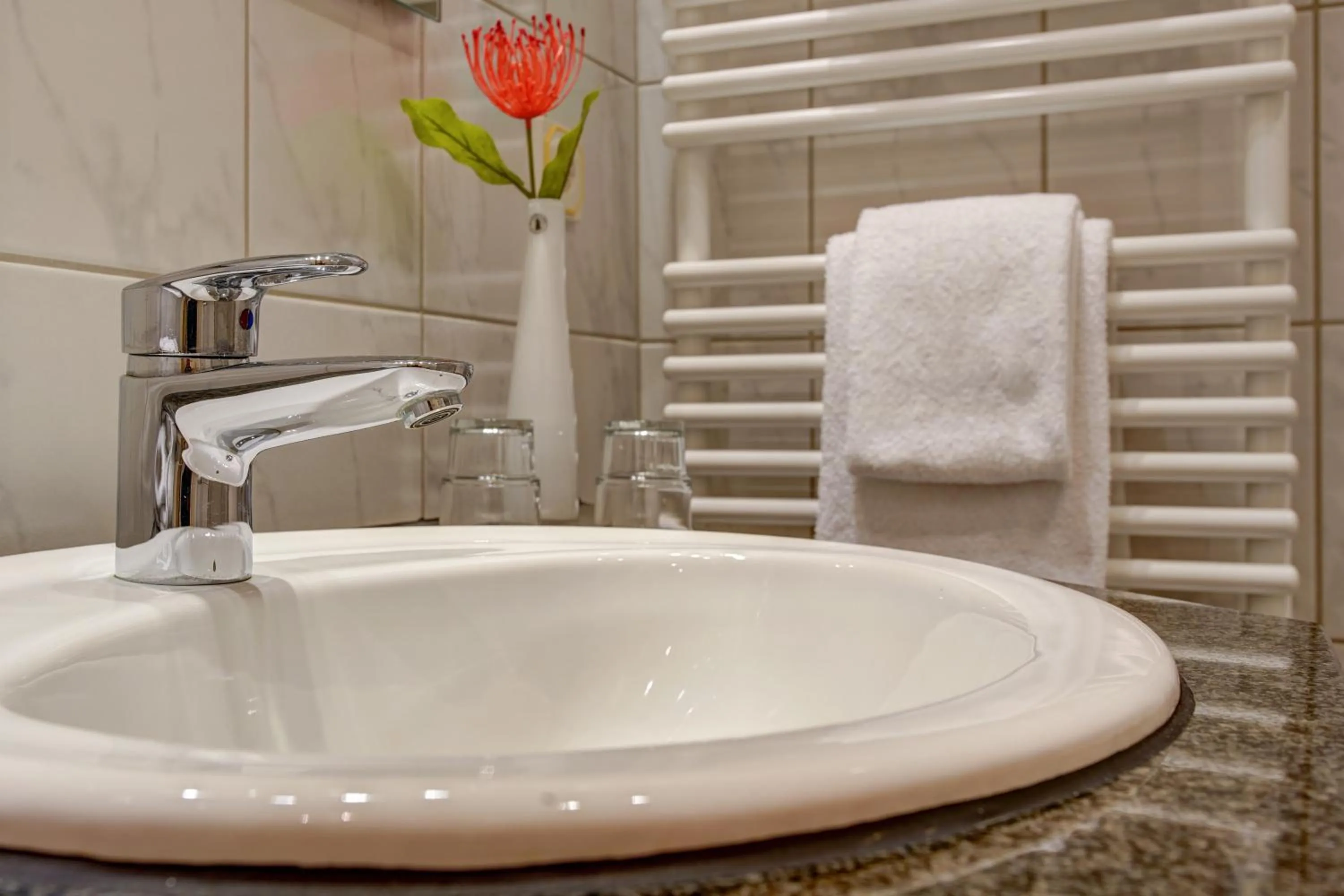 Bathroom in Hotel Elbinsel free parking