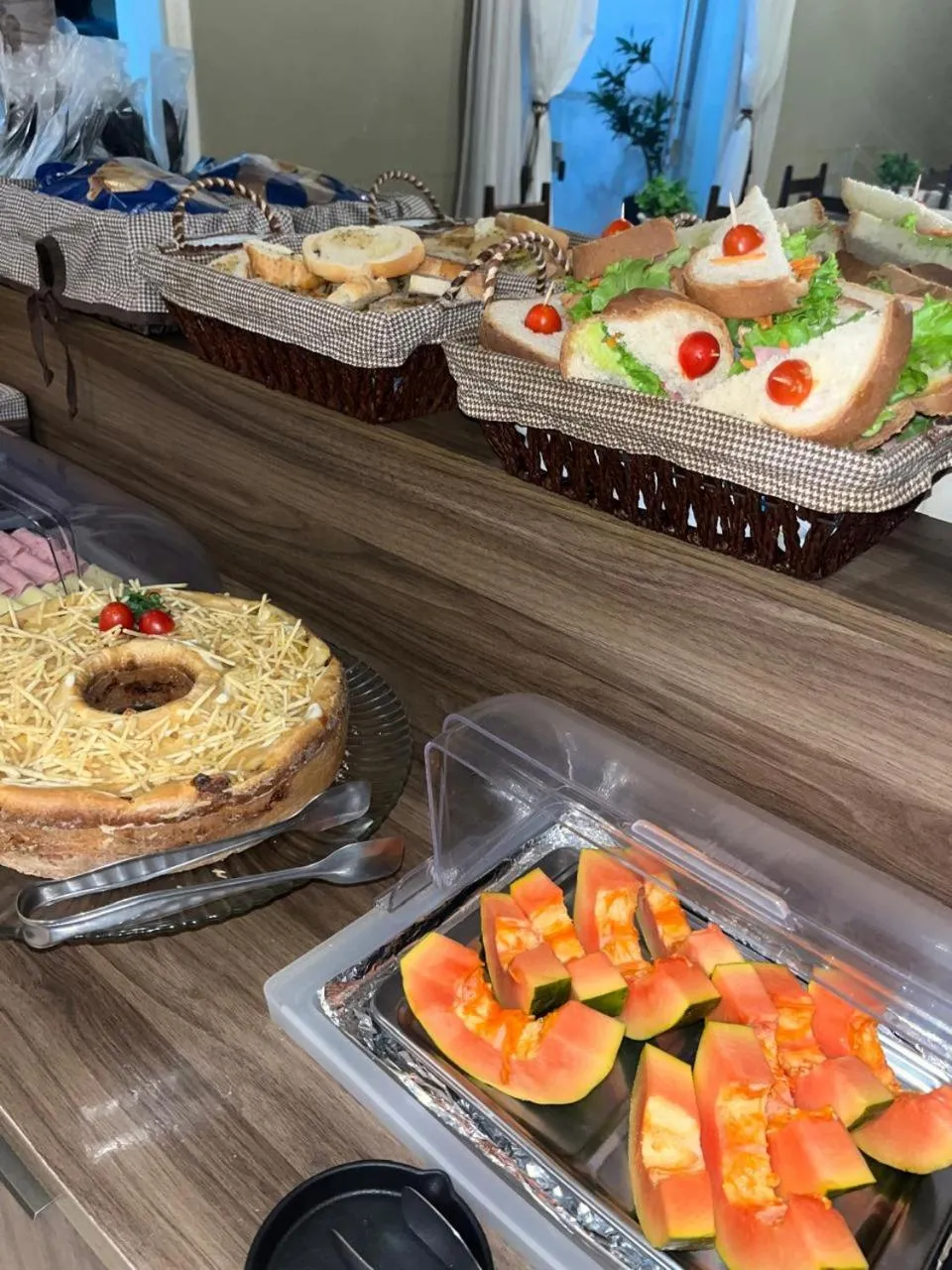 Buffet breakfast in Hotel Loren