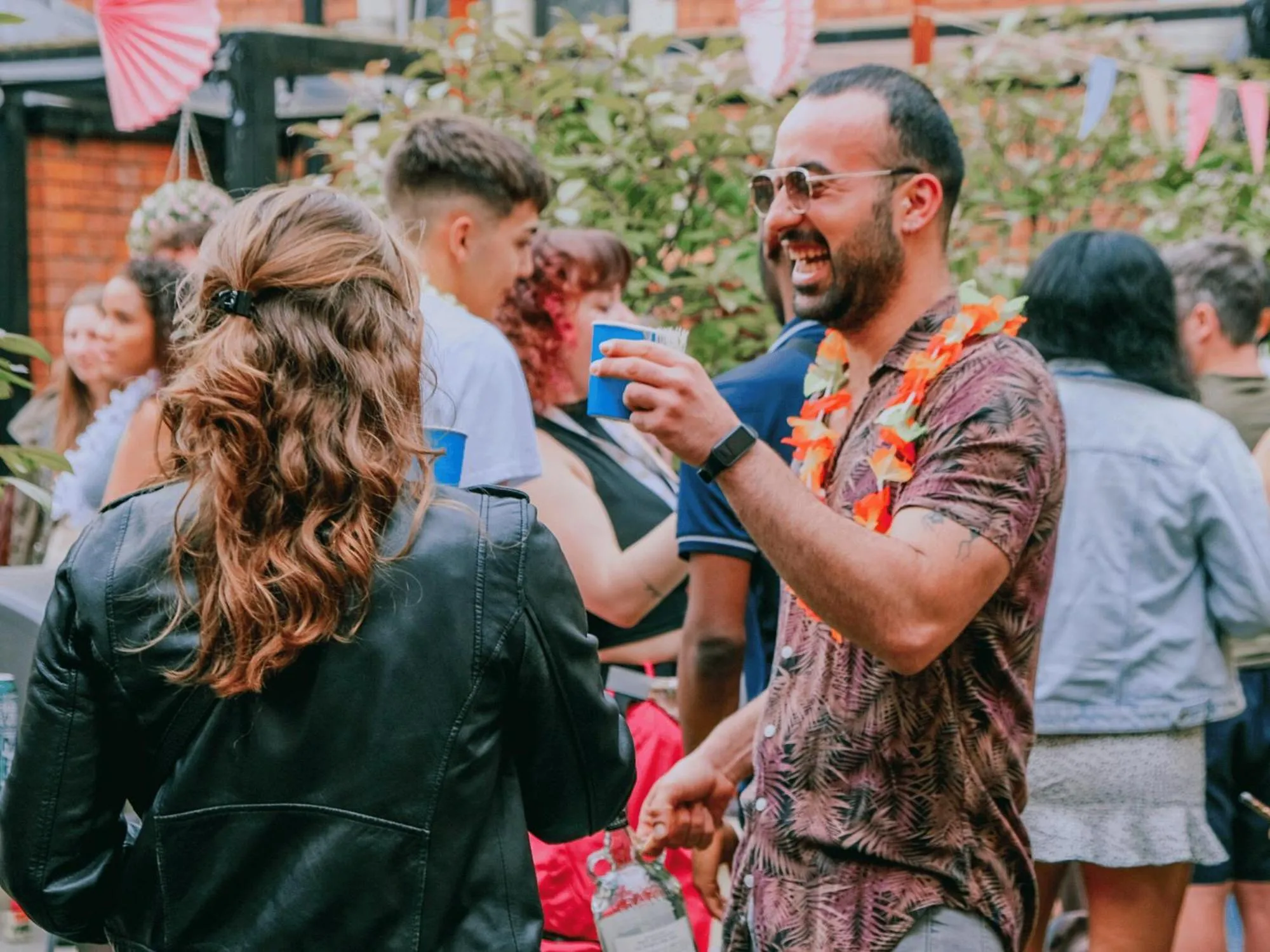Garden in Gardiner House Hostel