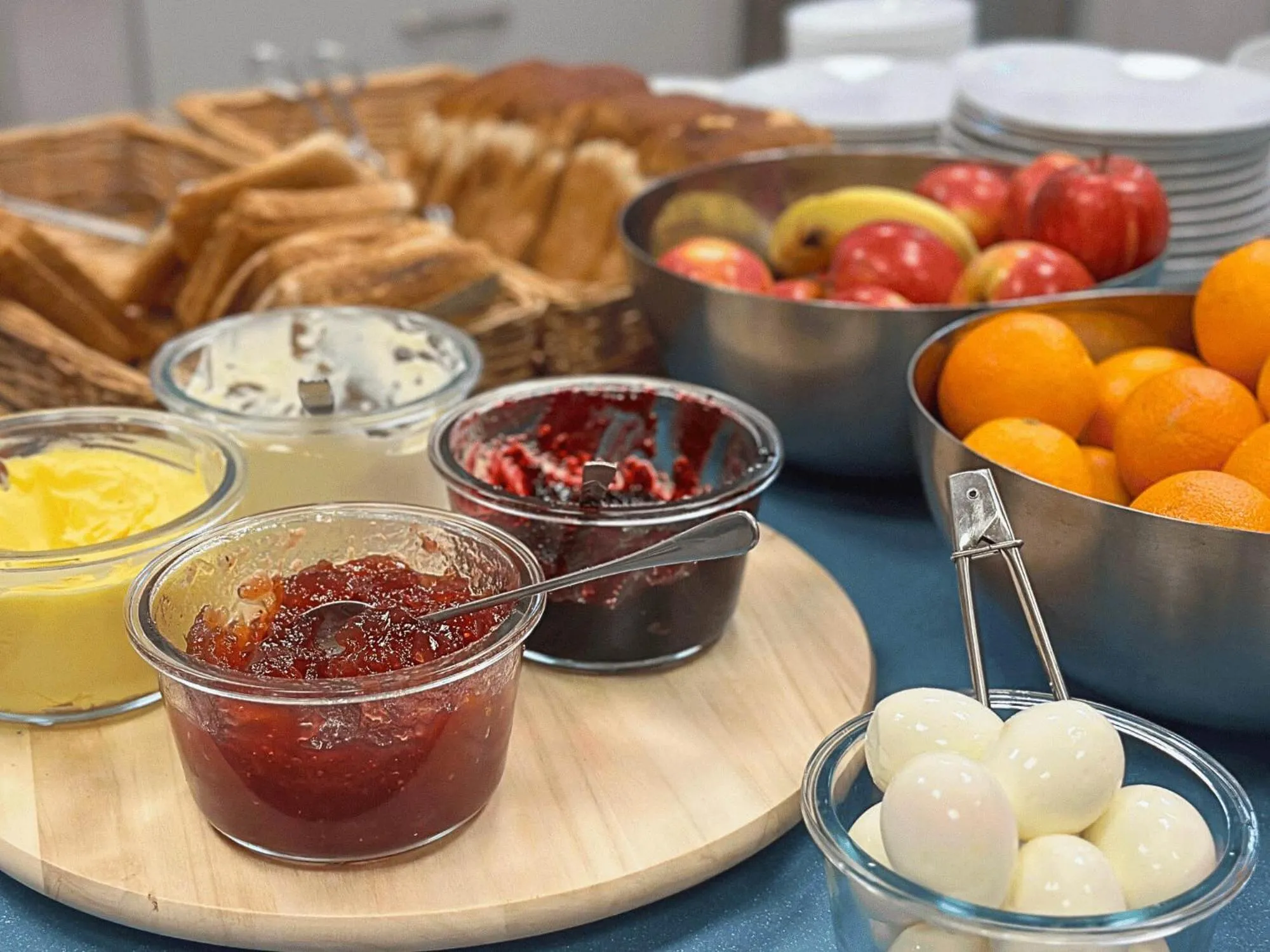 Breakfast in Gardiner House Hostel