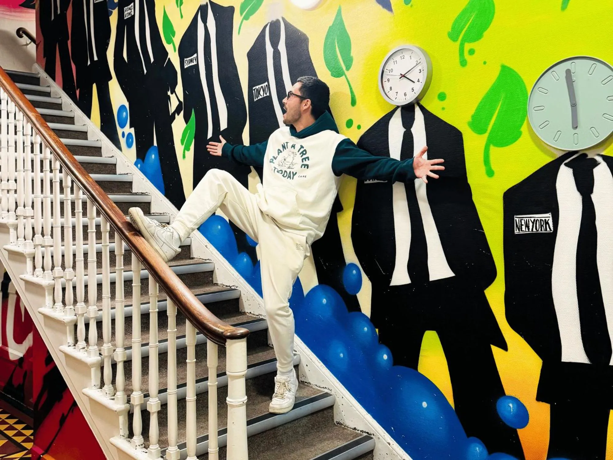 Decorative detail in Gardiner House Hostel