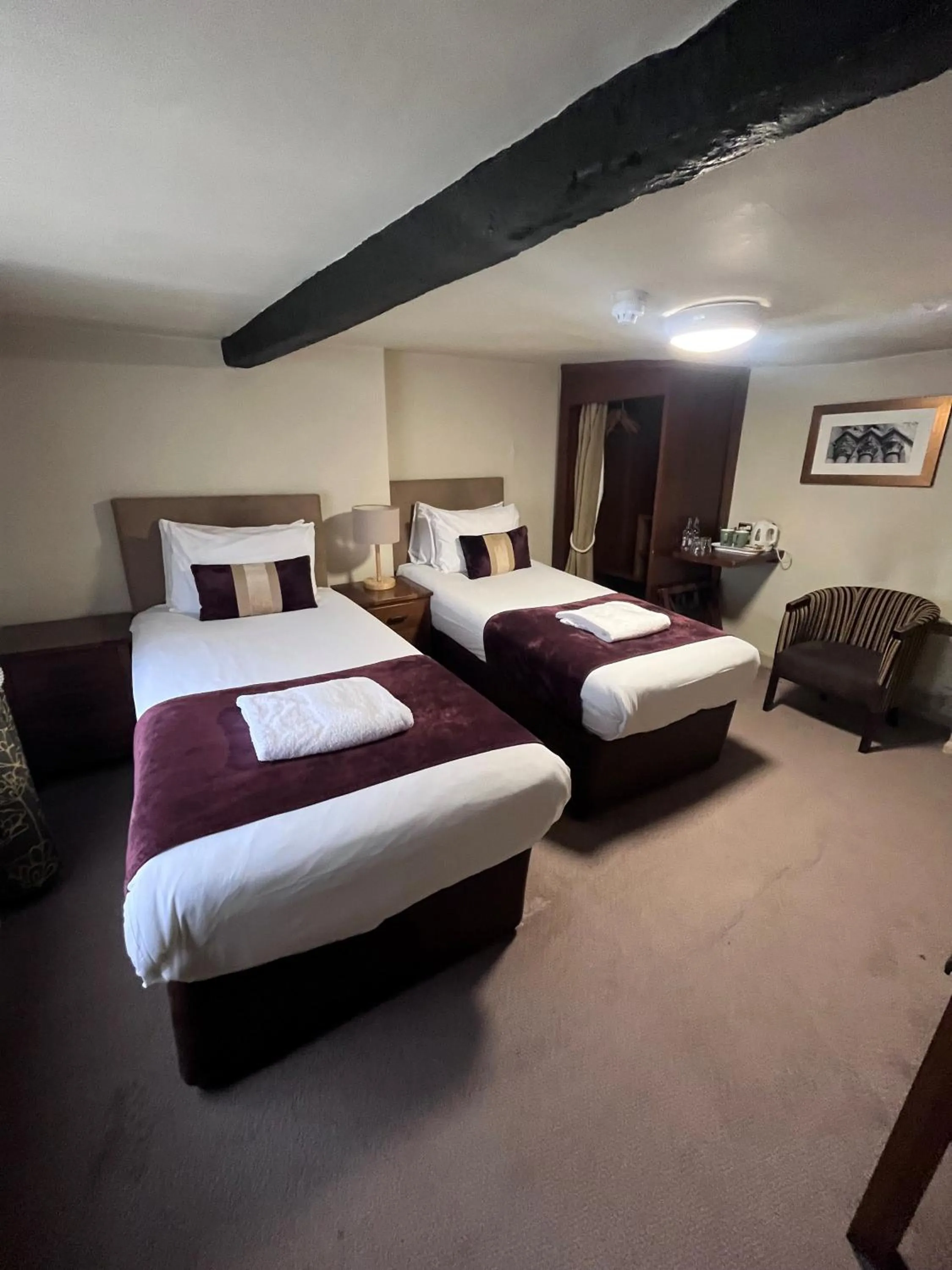 Bed in The Talbot Hotel