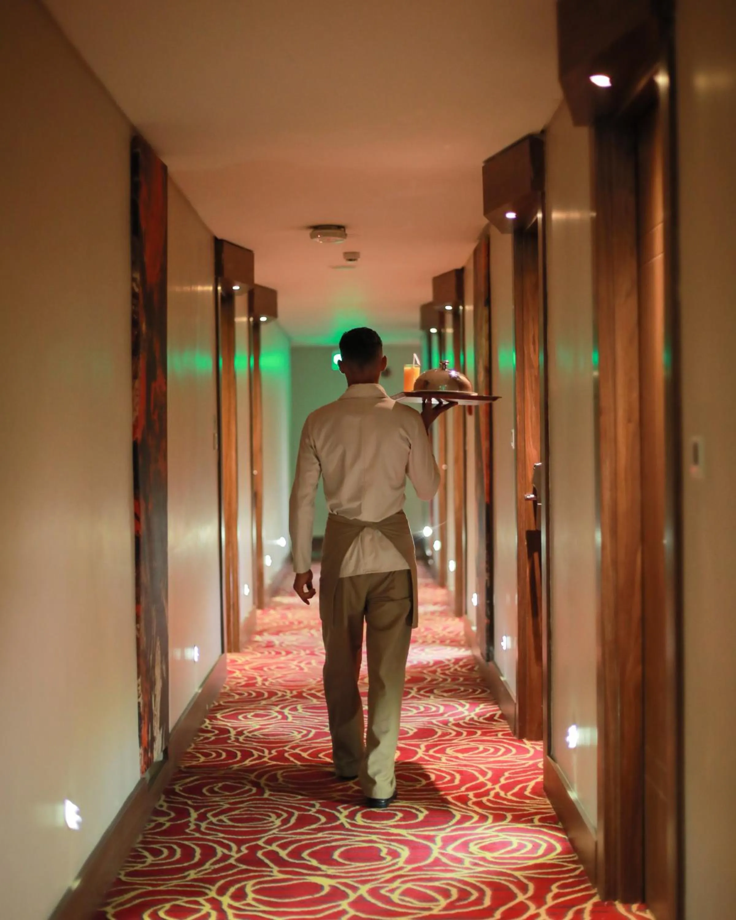 Staff in Gerasa Hotel