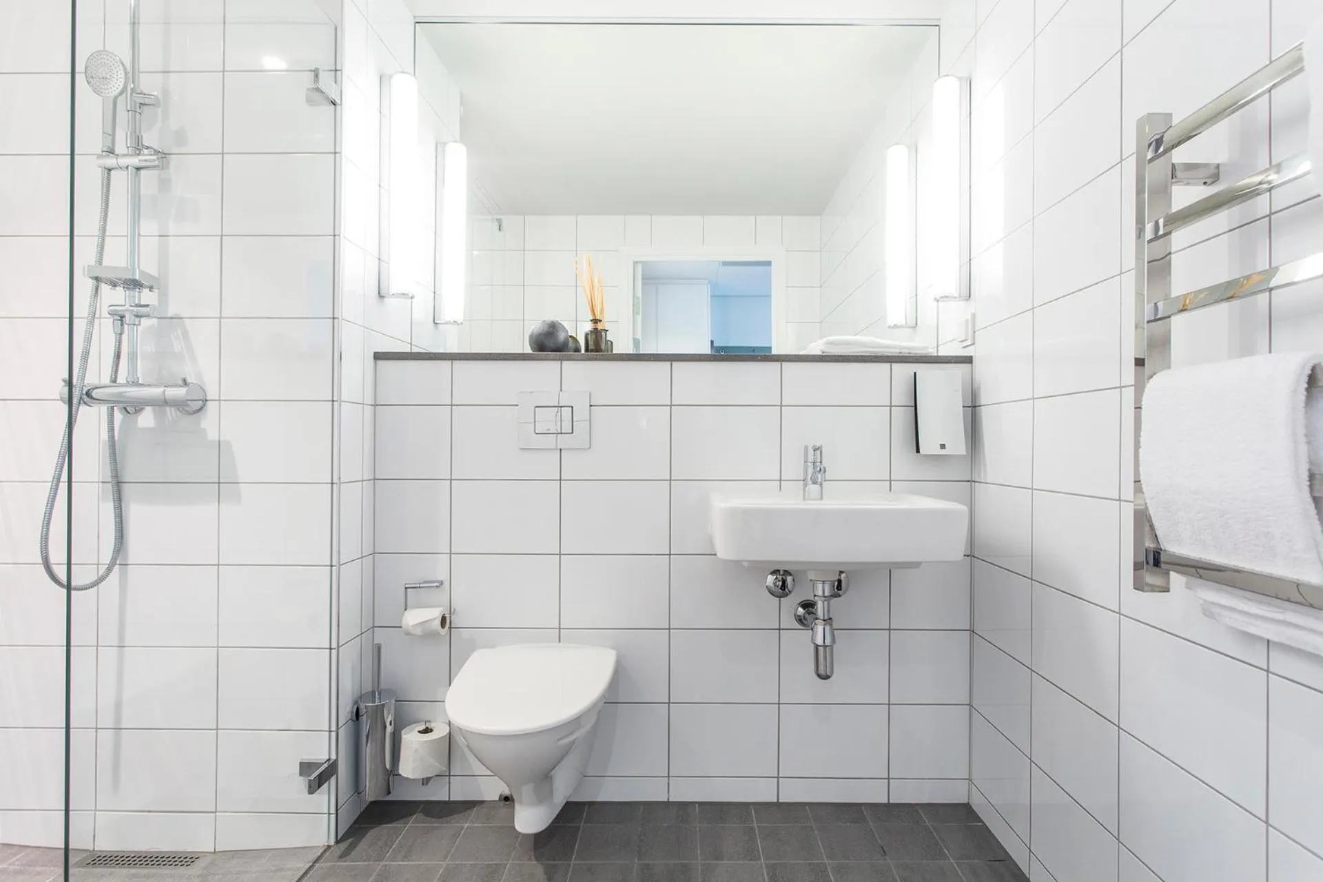 Shower in Biz Apartment Hammarby Sjöstad