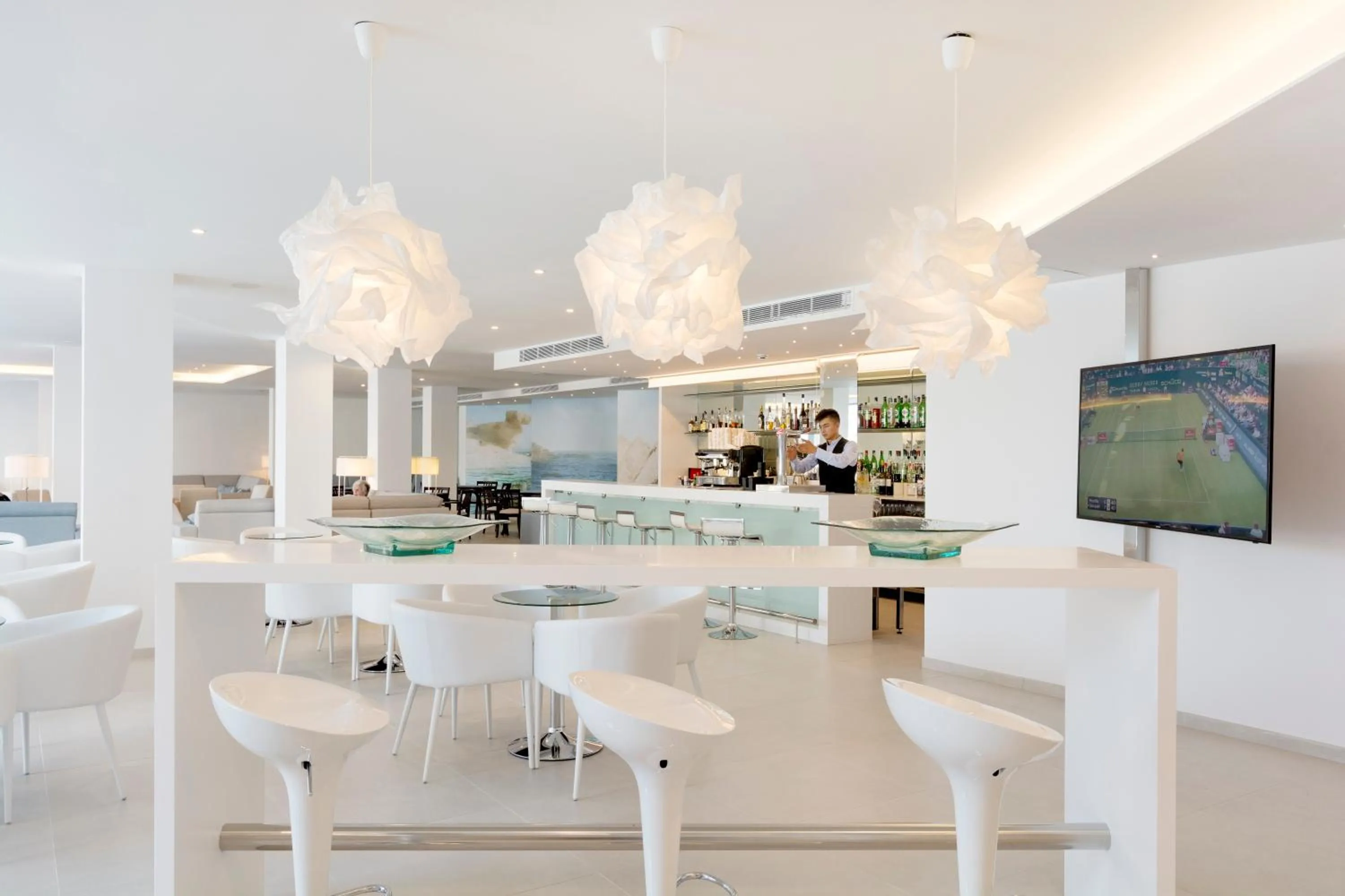 Communal lounge/ TV room in Reverence Mare Hotel - Adults Only