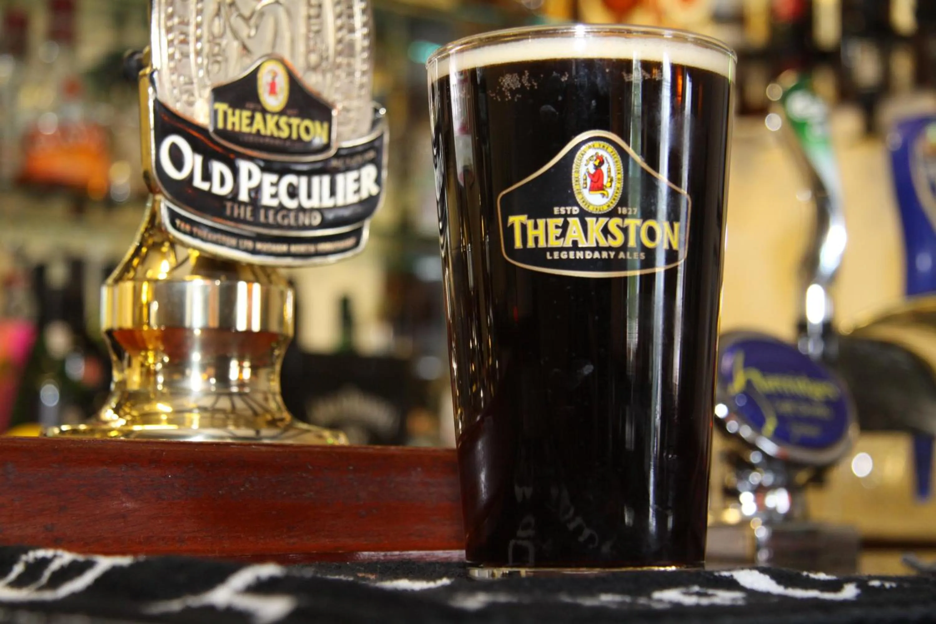 Alcoholic drinks in The Queens Head Kettlesing