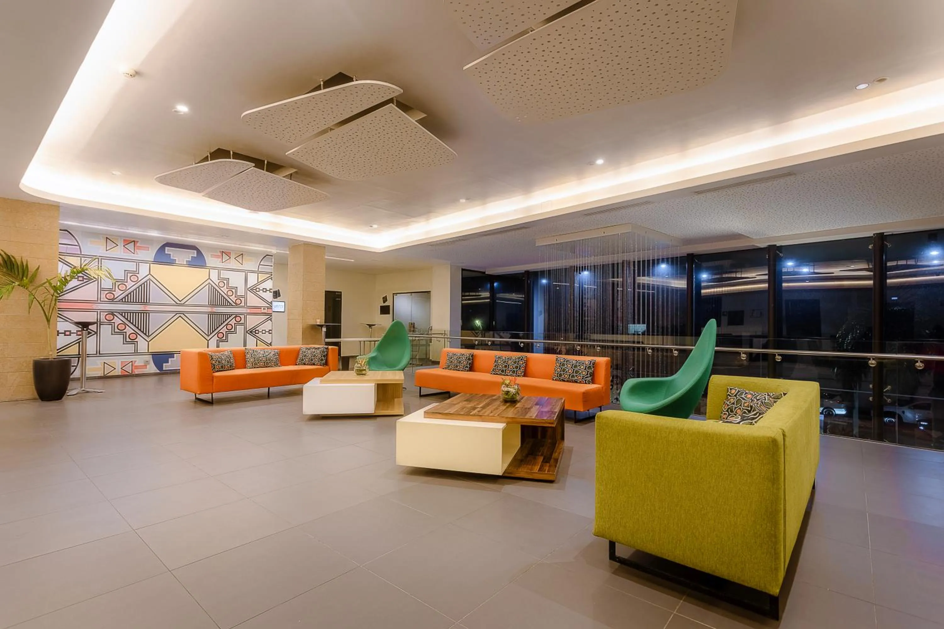 Living room in Seen Hotel Abidjan Plateau