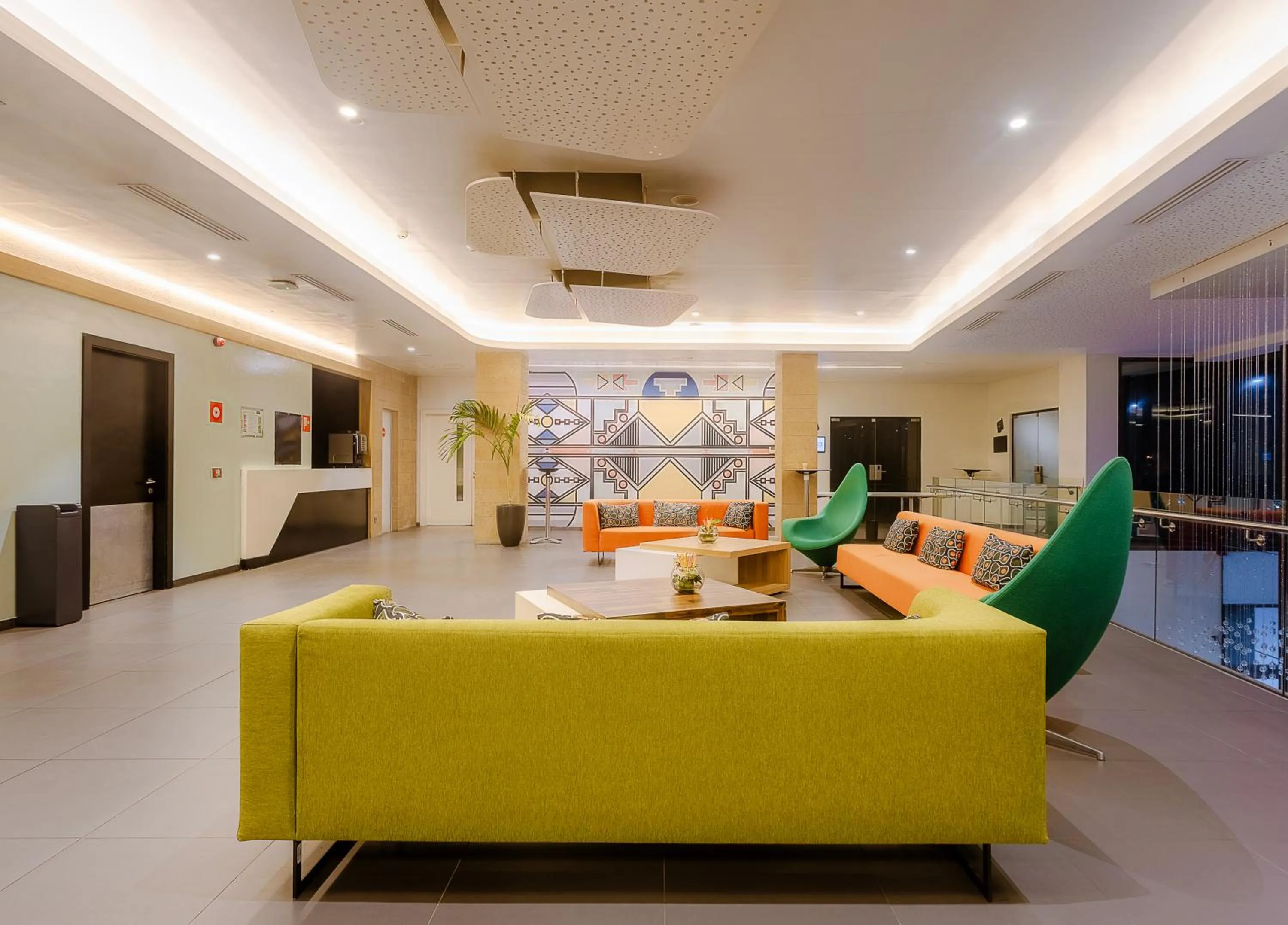 Living room in Seen Hotel Abidjan Plateau