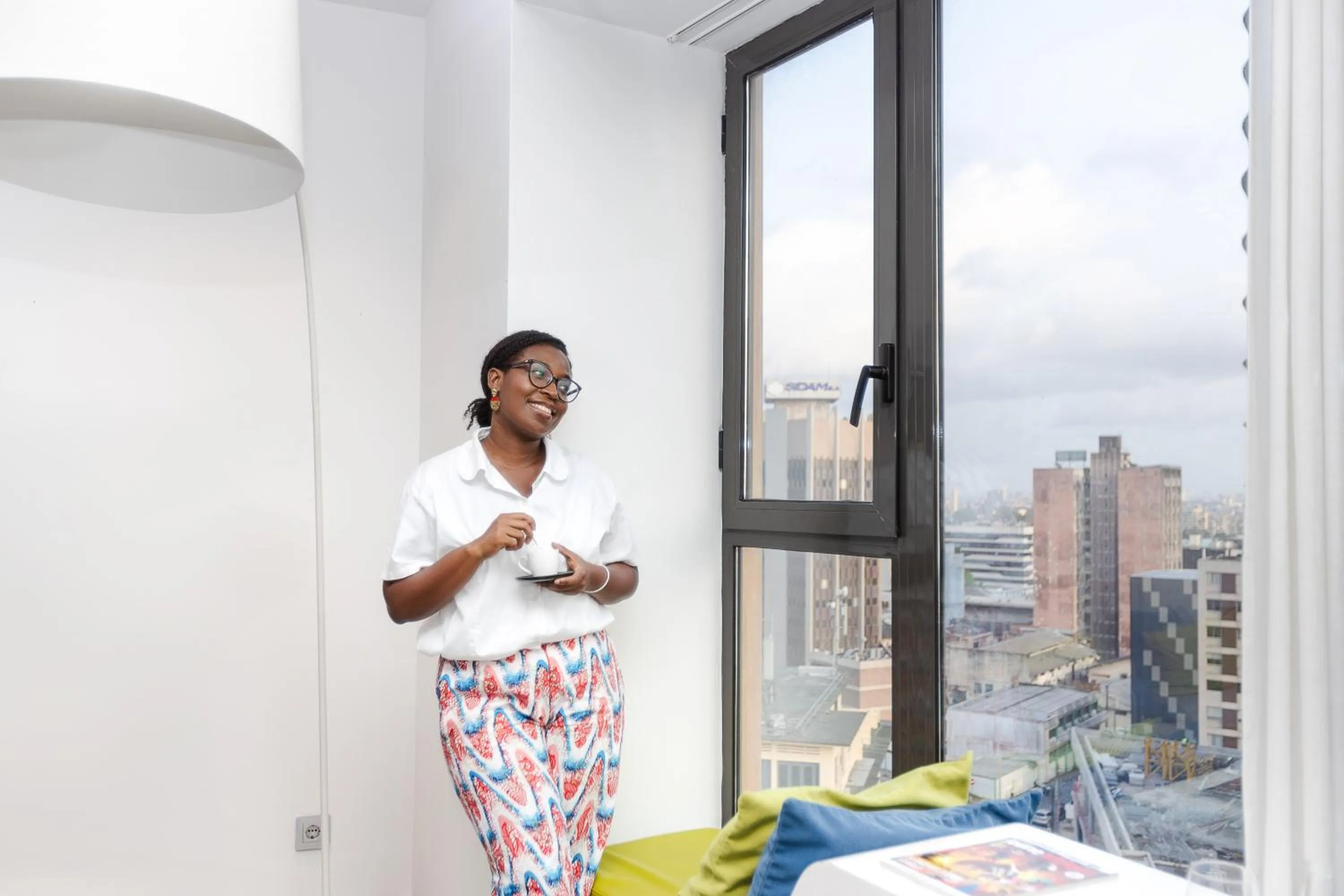 Bedroom, Bed in Seen Hotel Abidjan Plateau