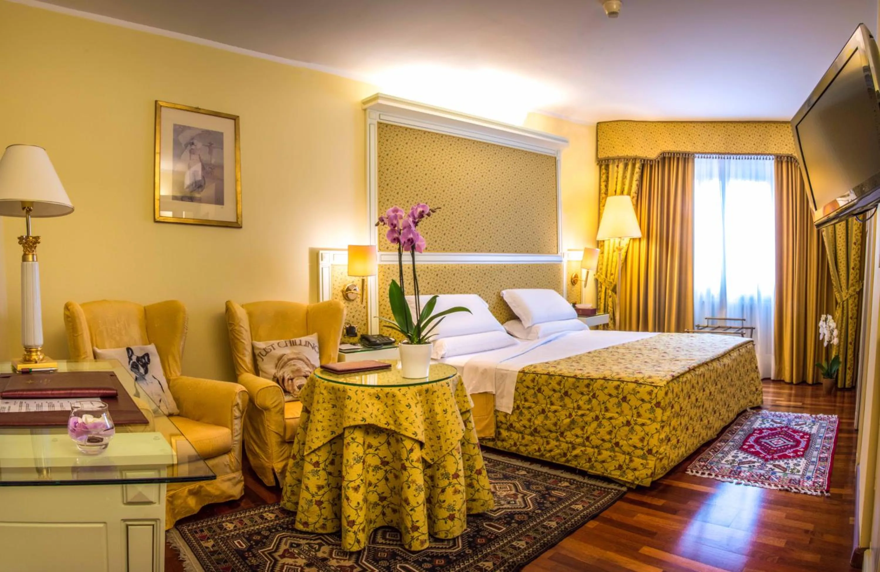 Bed in Hotel La Bussola