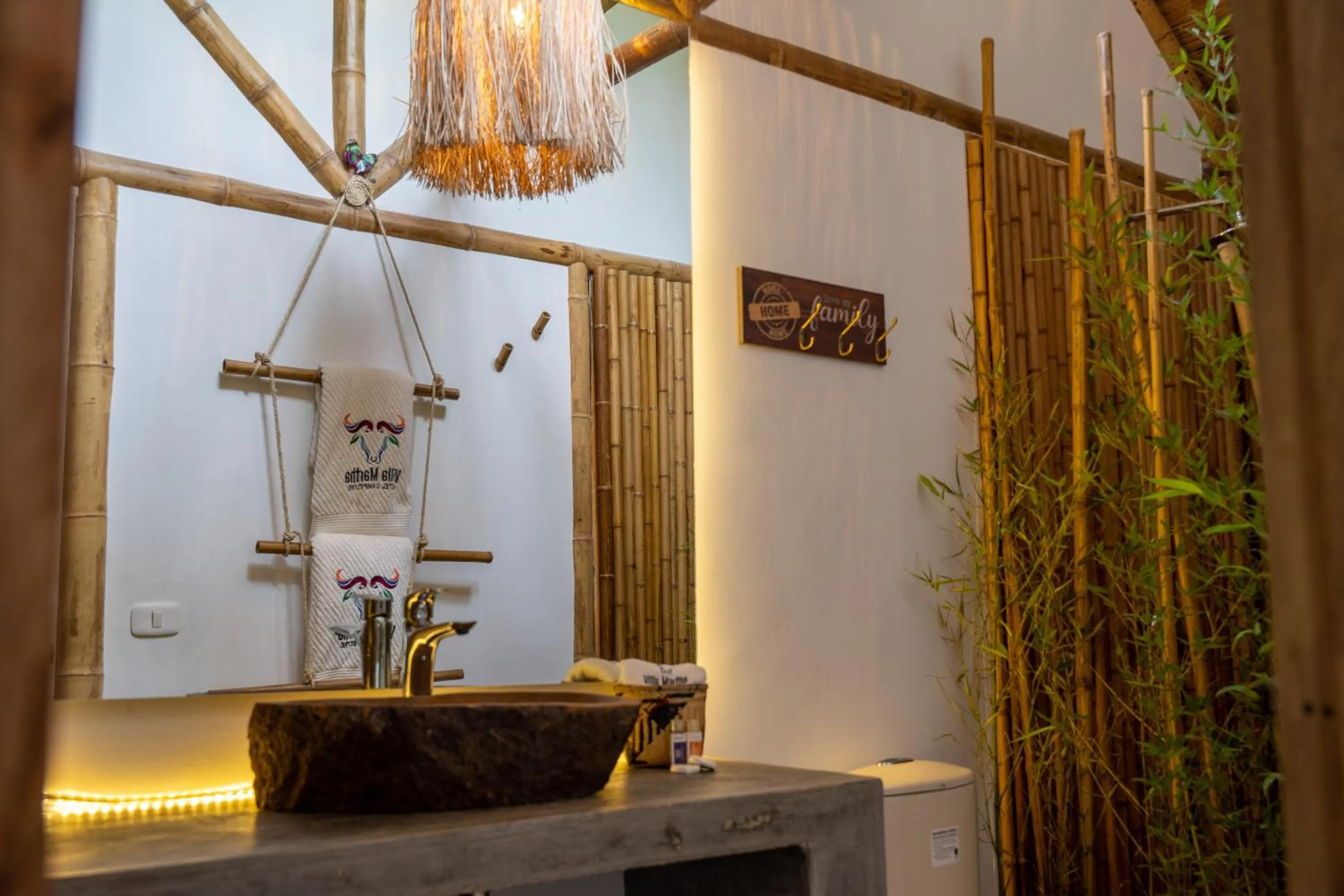 Bathroom in Eco Hotel Villa Martha