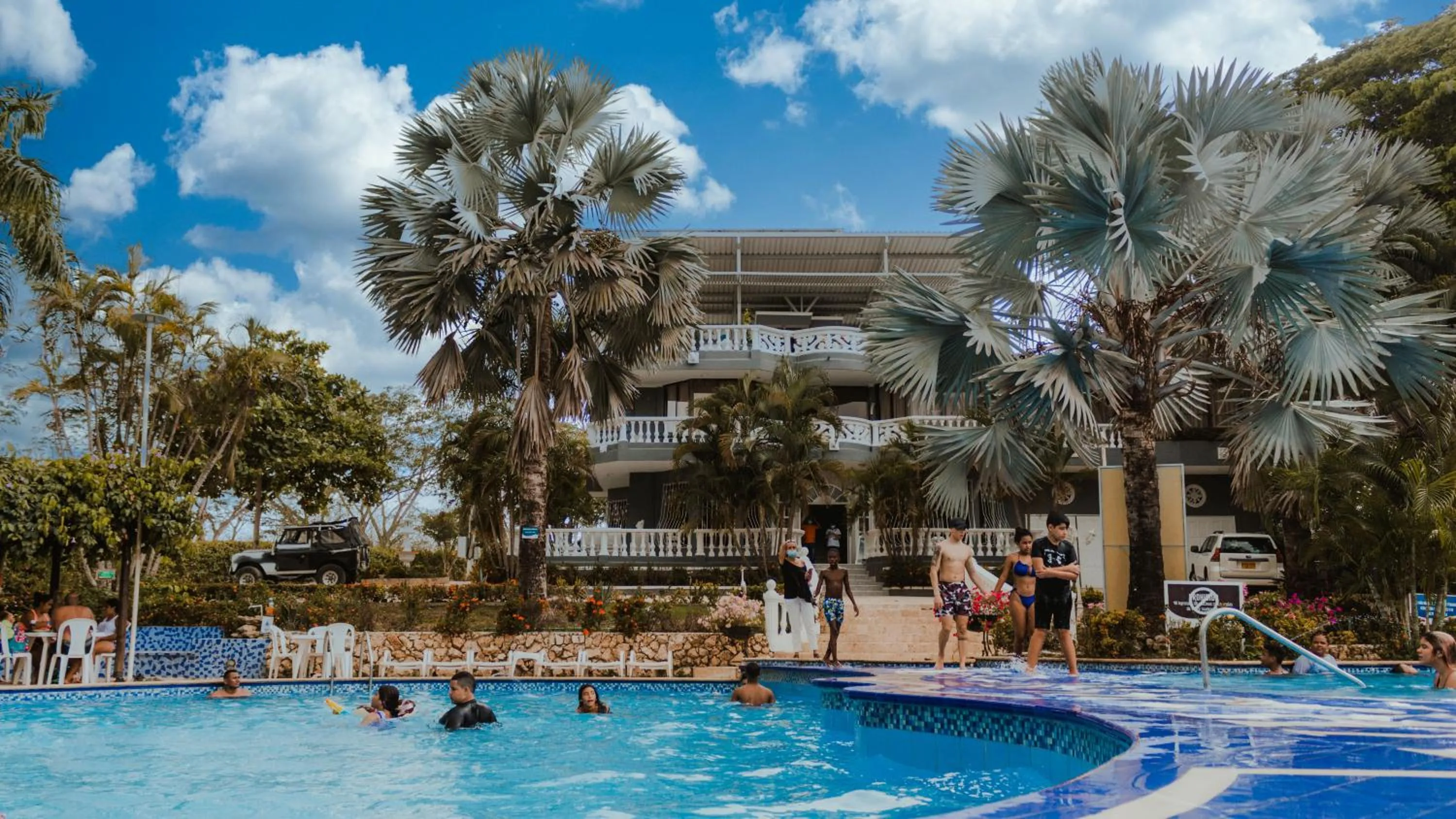 Property building in Eco Hotel Villa Martha