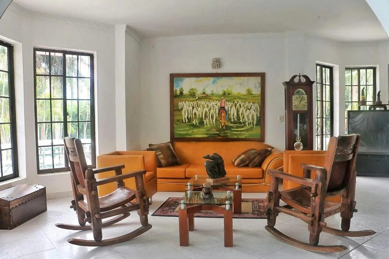 Living room in Eco Hotel Villa Martha
