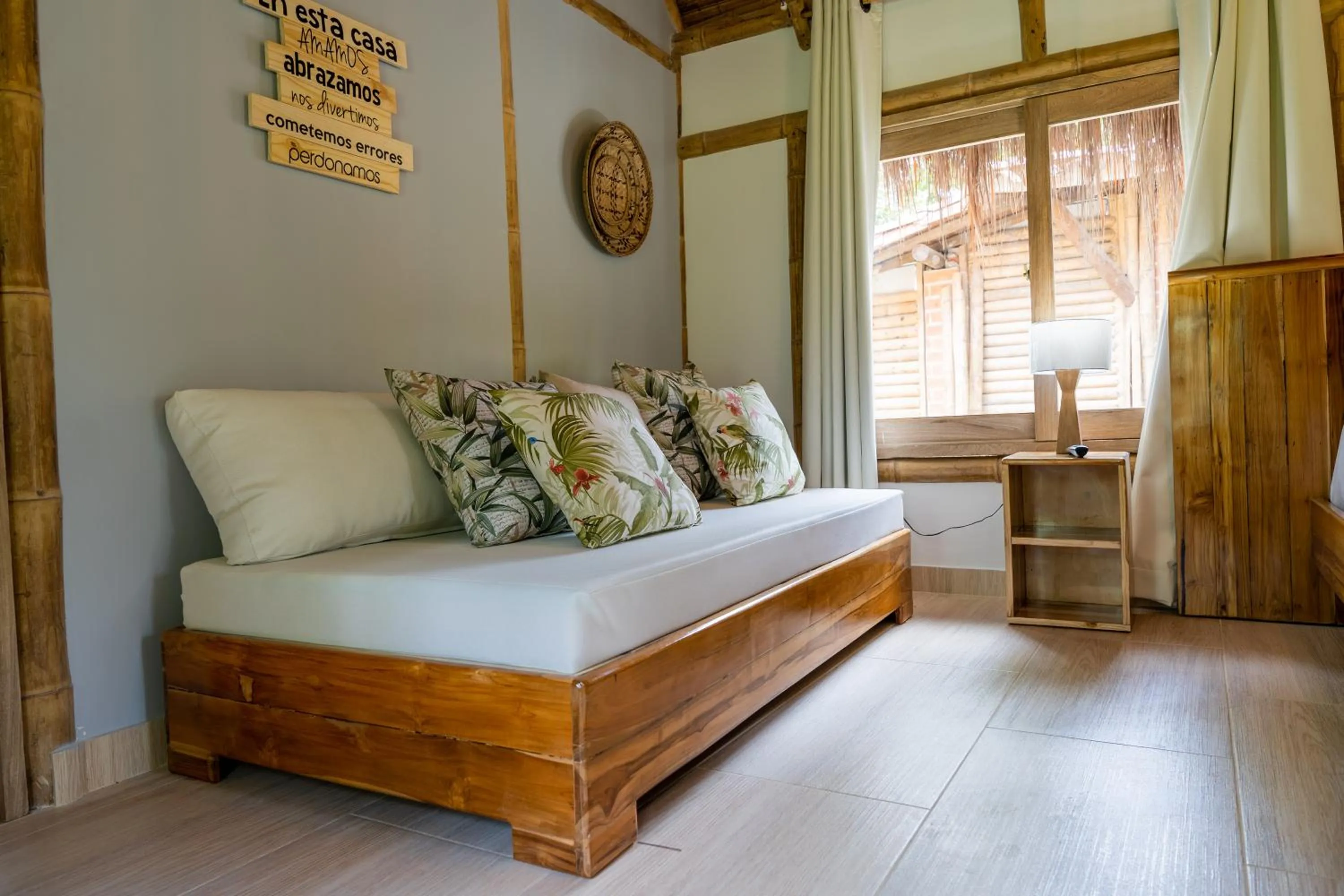 Living room, Bed in Eco Hotel Villa Martha