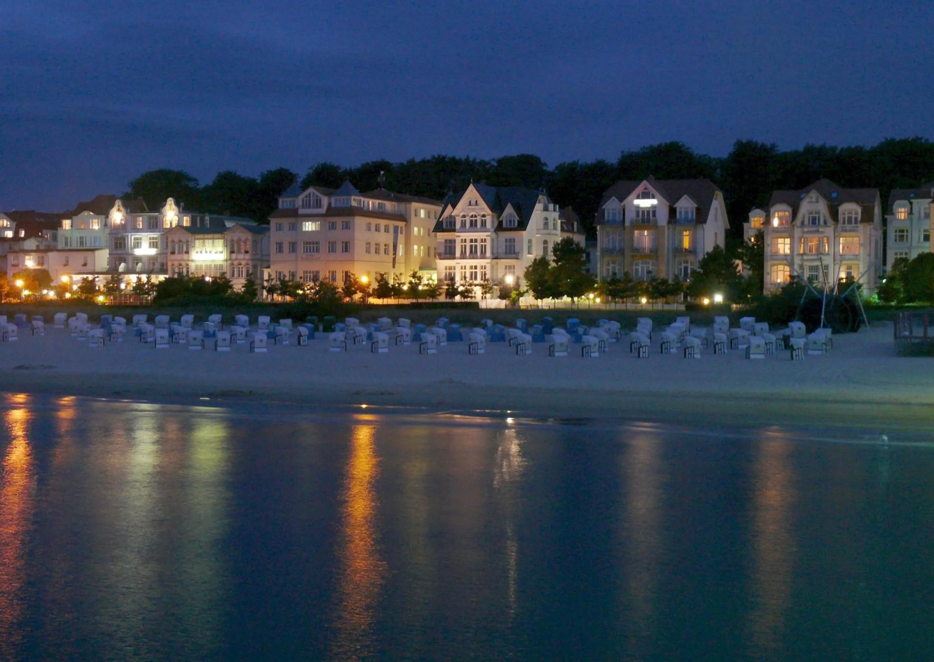 Night in Strandhotel Bansiner Hof