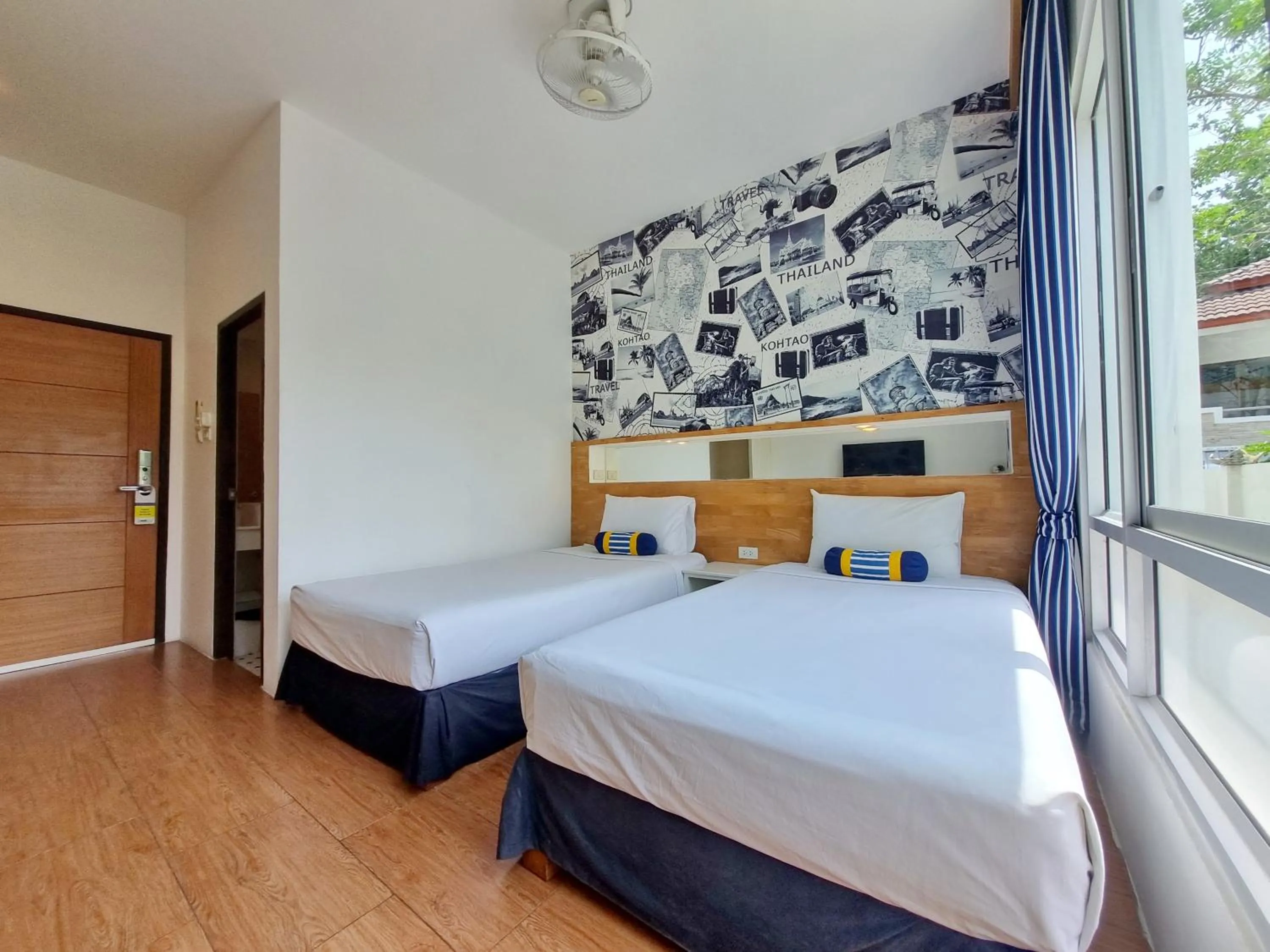 Bed in MAR24 Koh Tao Hotel