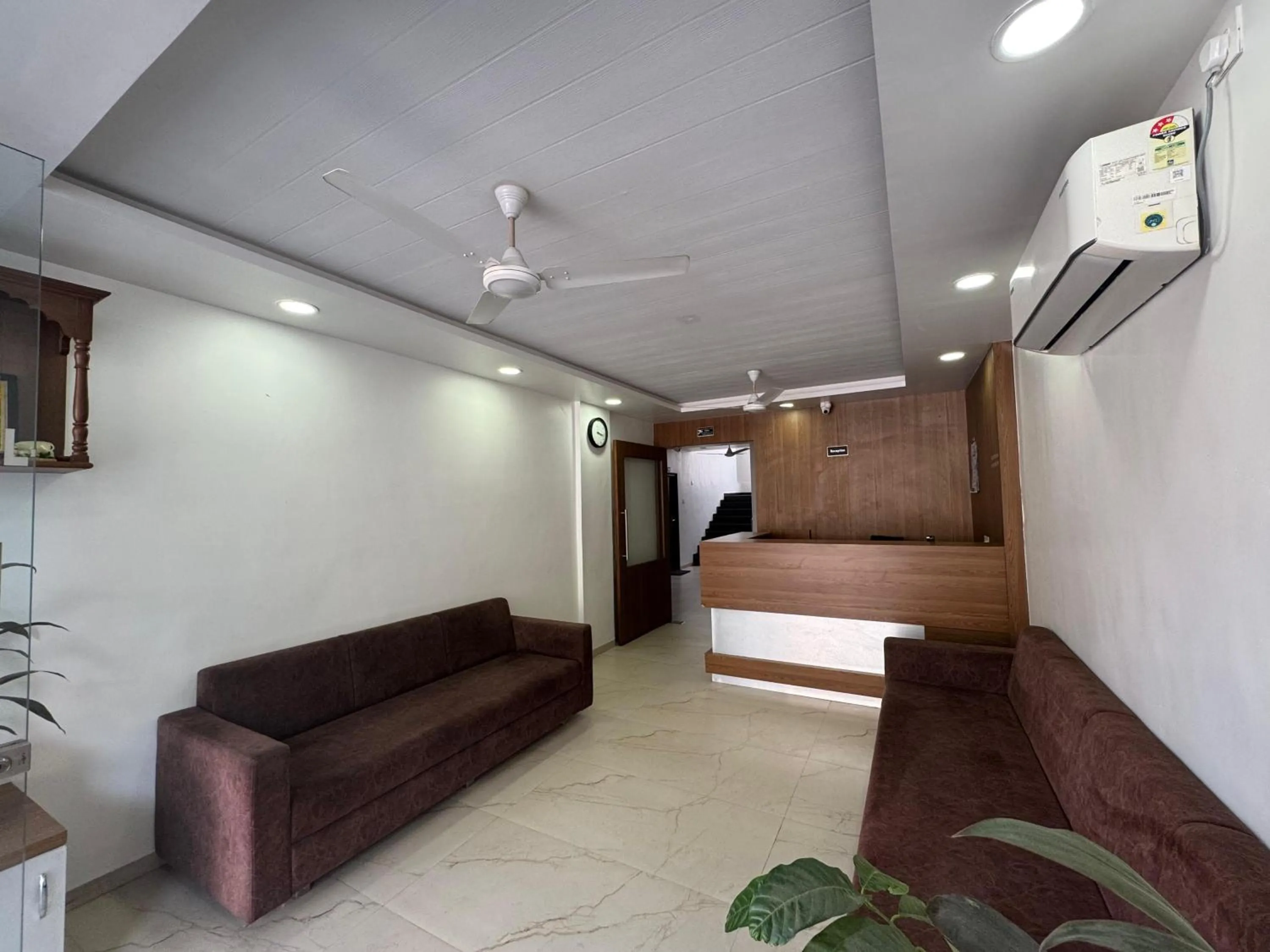 Lobby or reception in Hotel New Samrat