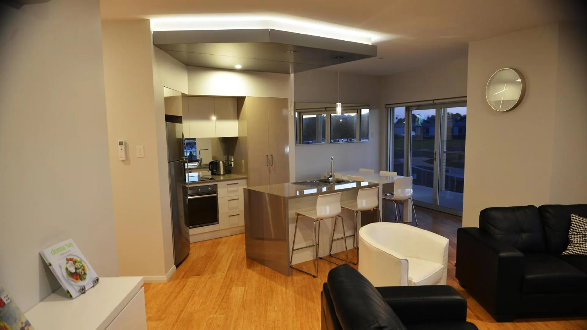 Kitchen or kitchenette in Robe Marina Accommodation