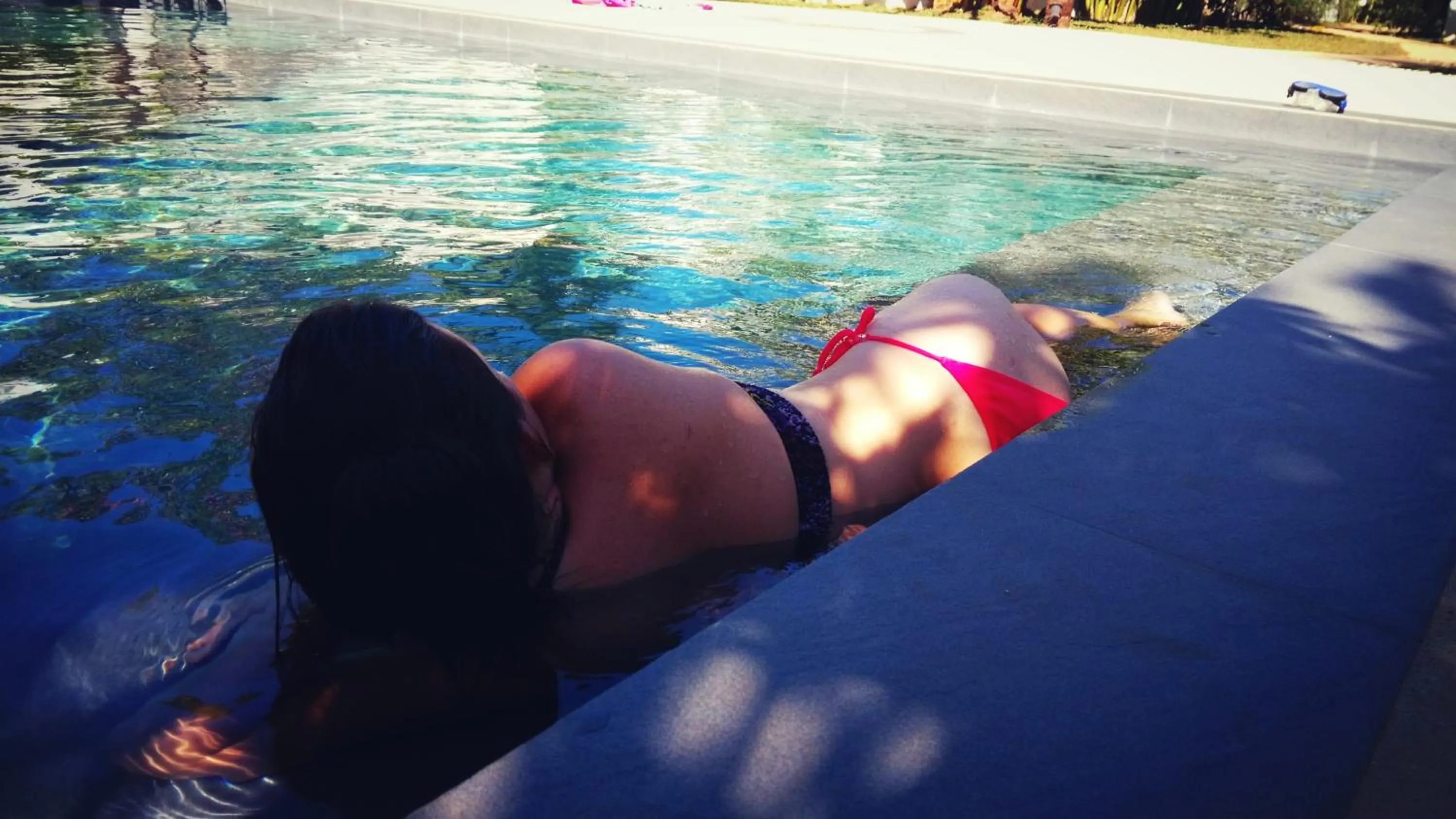 Pool view in Villa Kalachuchi V.K