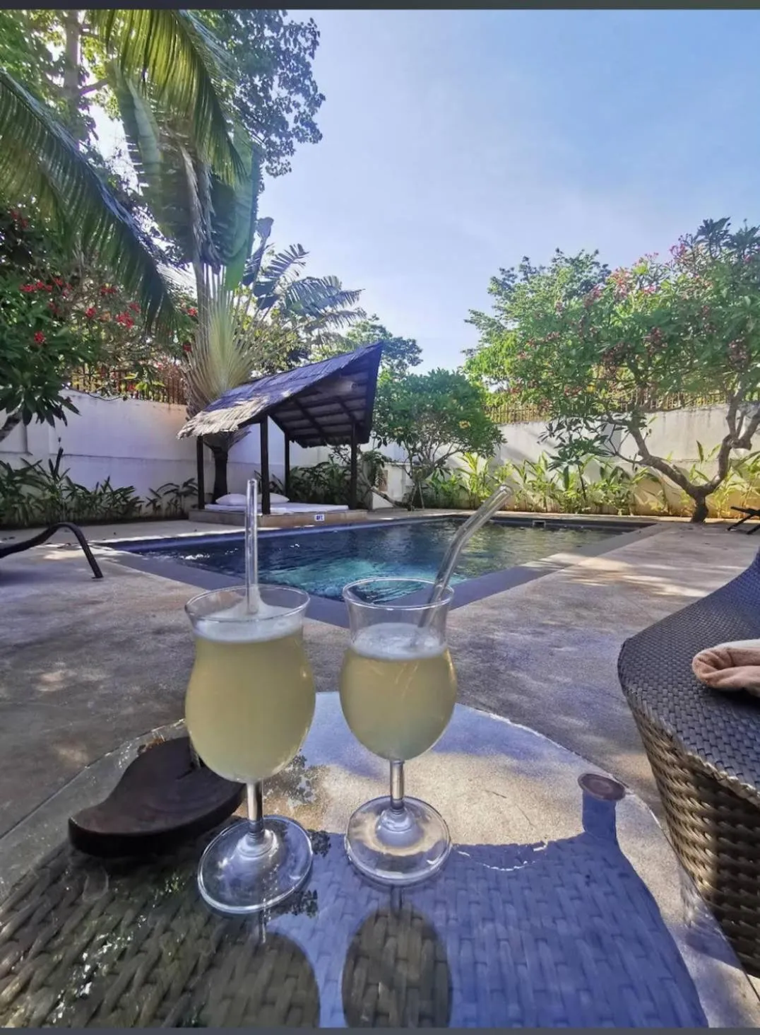 Pool view in Villa Kalachuchi V.K