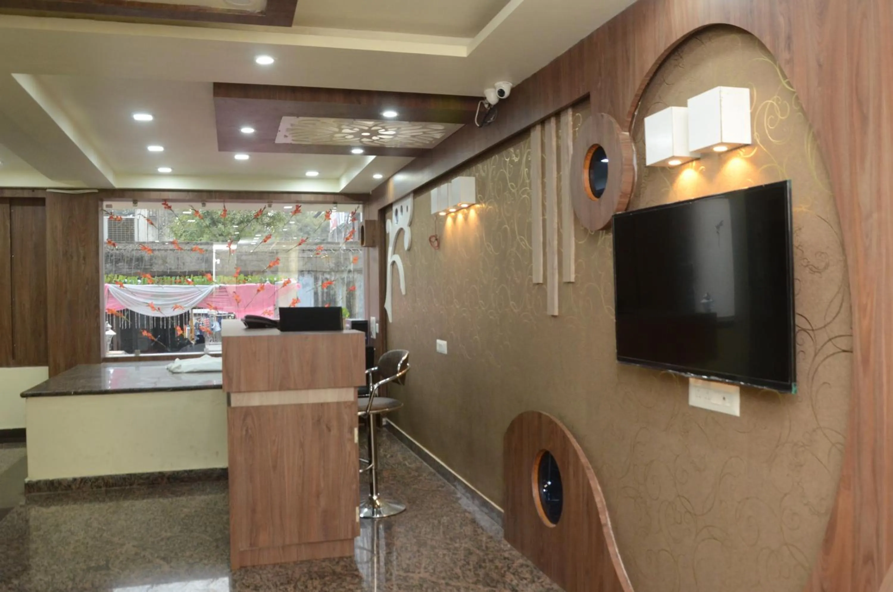 Lobby or reception in Hotel Rahil Palace