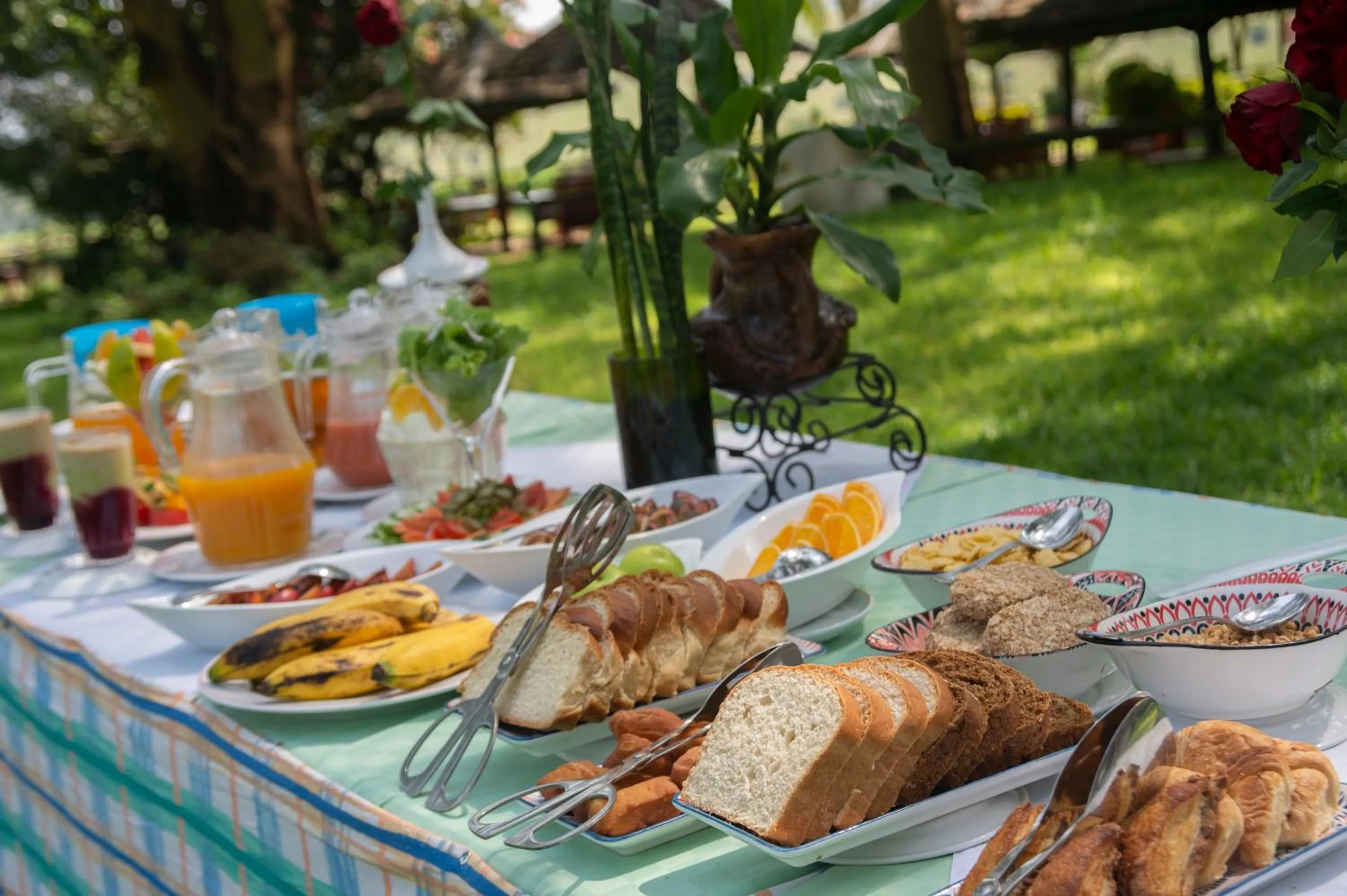 Continental breakfast in Lake Nakuru Lodge