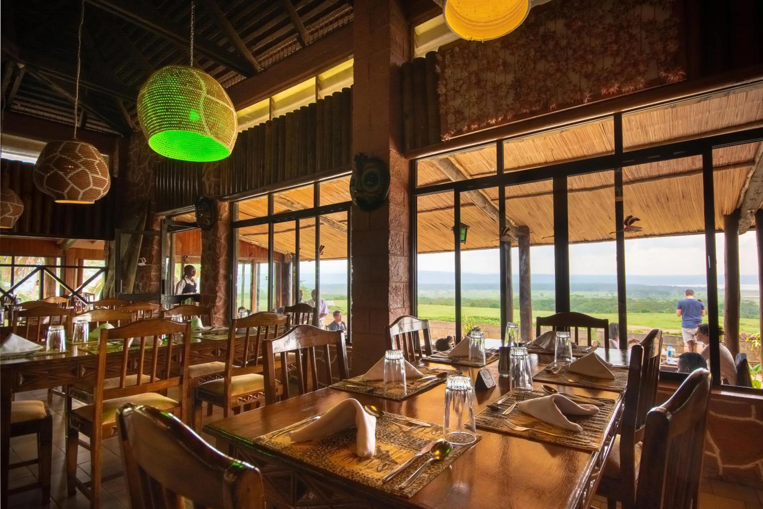 Living room in Lake Nakuru Lodge