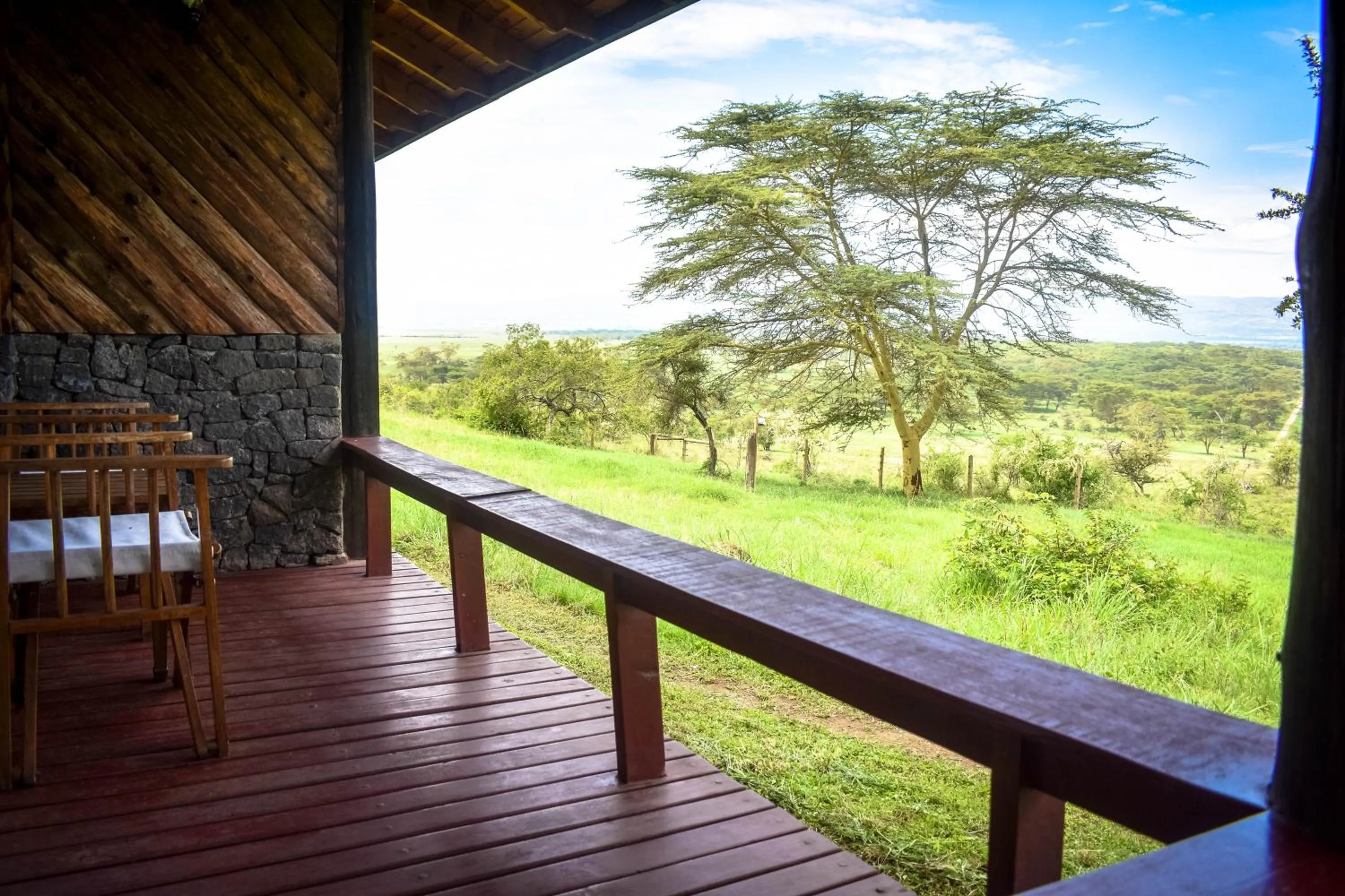Garden in Lake Nakuru Lodge