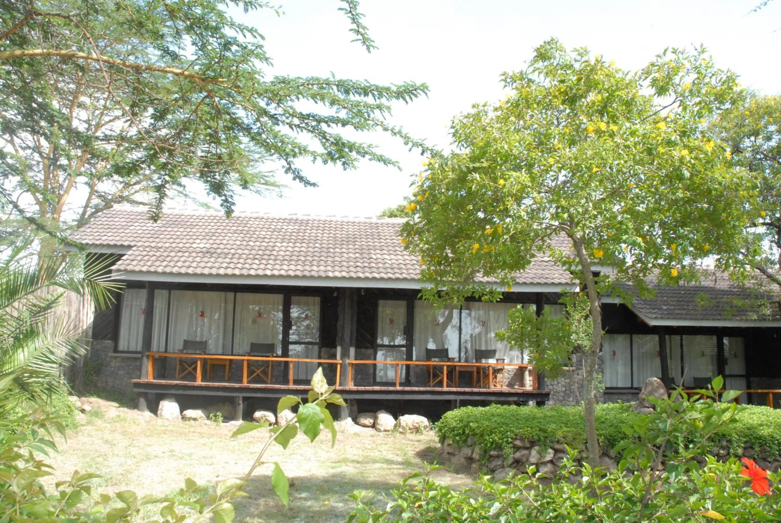 Patio in Lake Nakuru Lodge