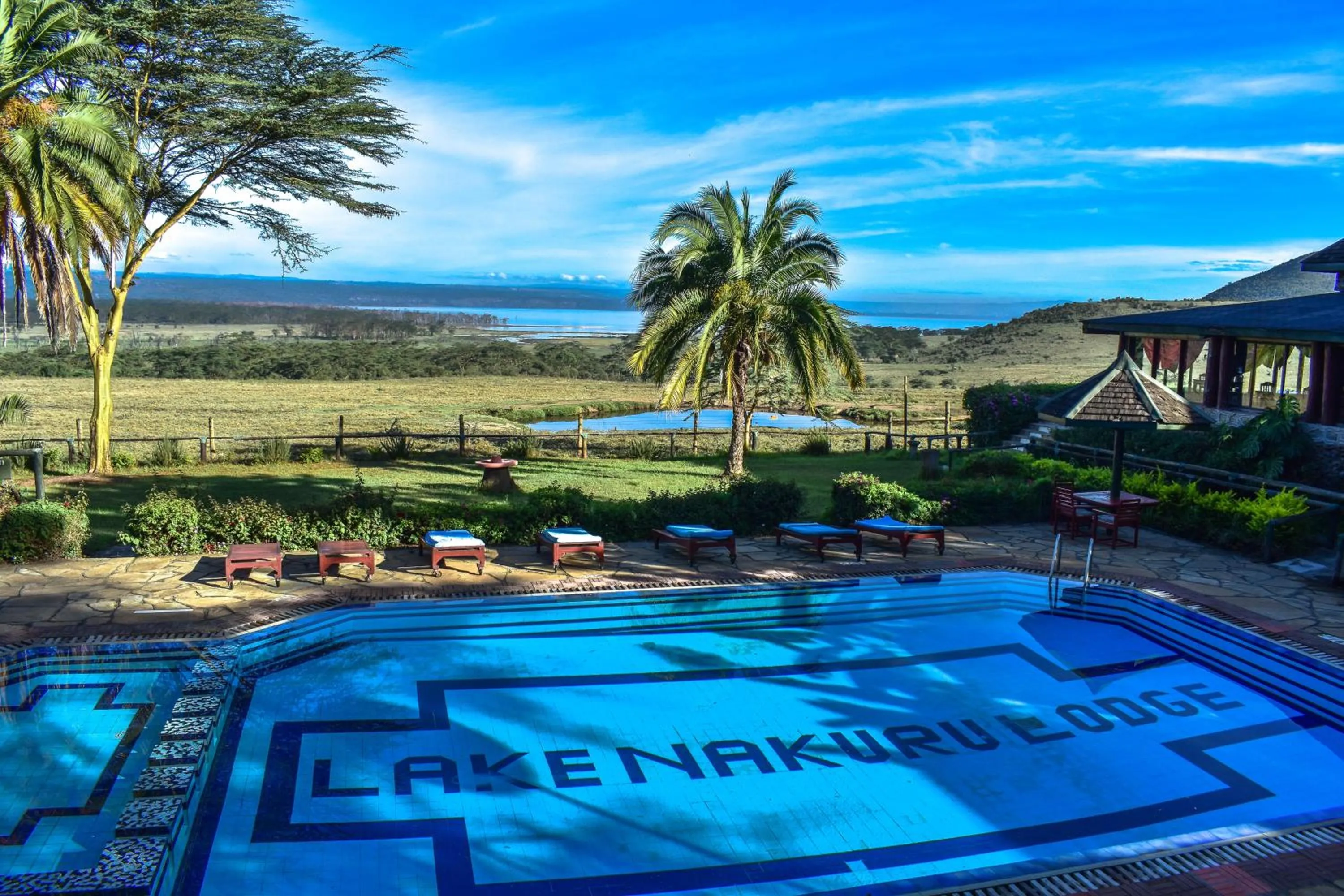 Swimming pool in Lake Nakuru Lodge