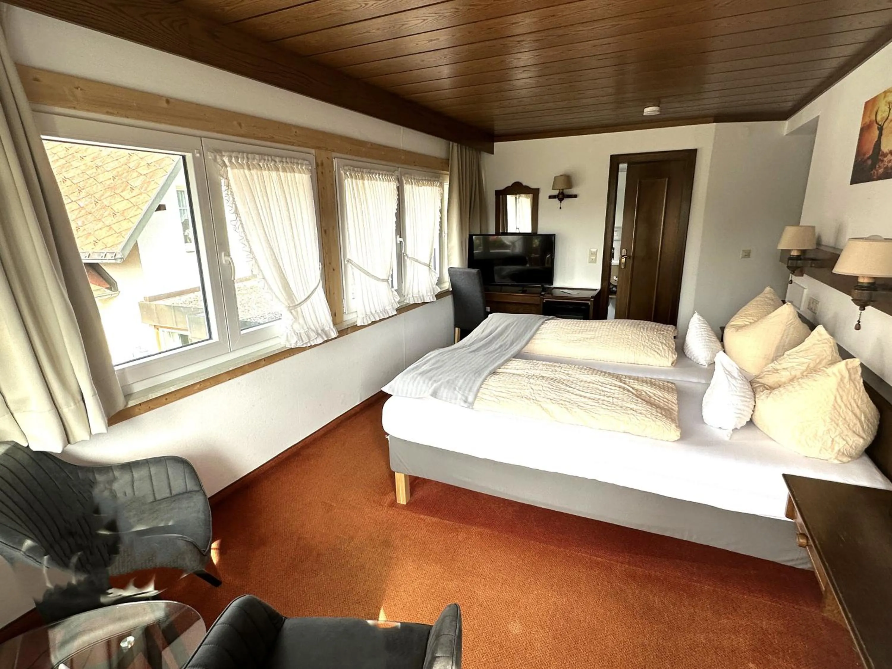 Living room, Bed in Hotel Zartenbach