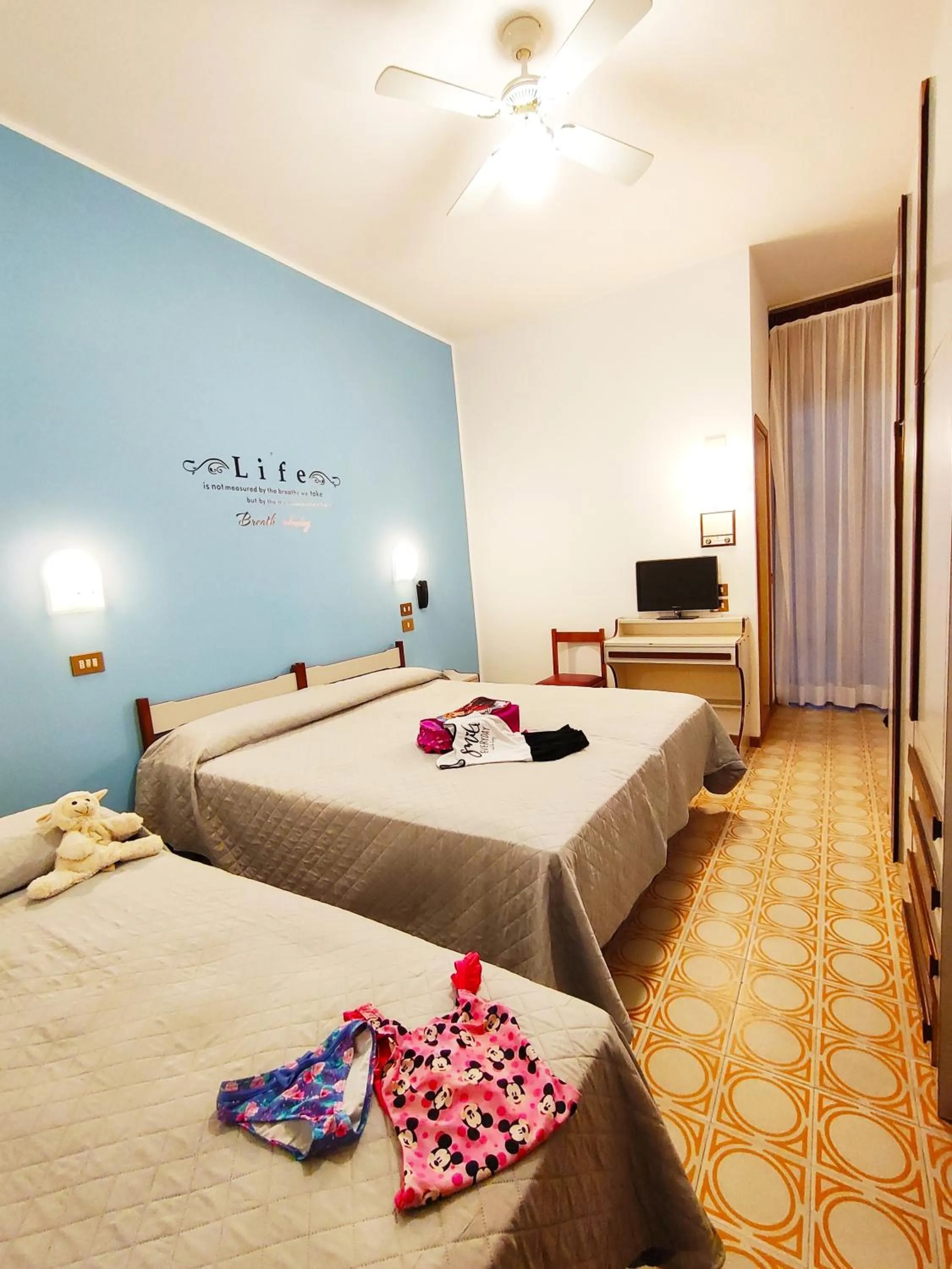 Bed in Hotel Palazzi