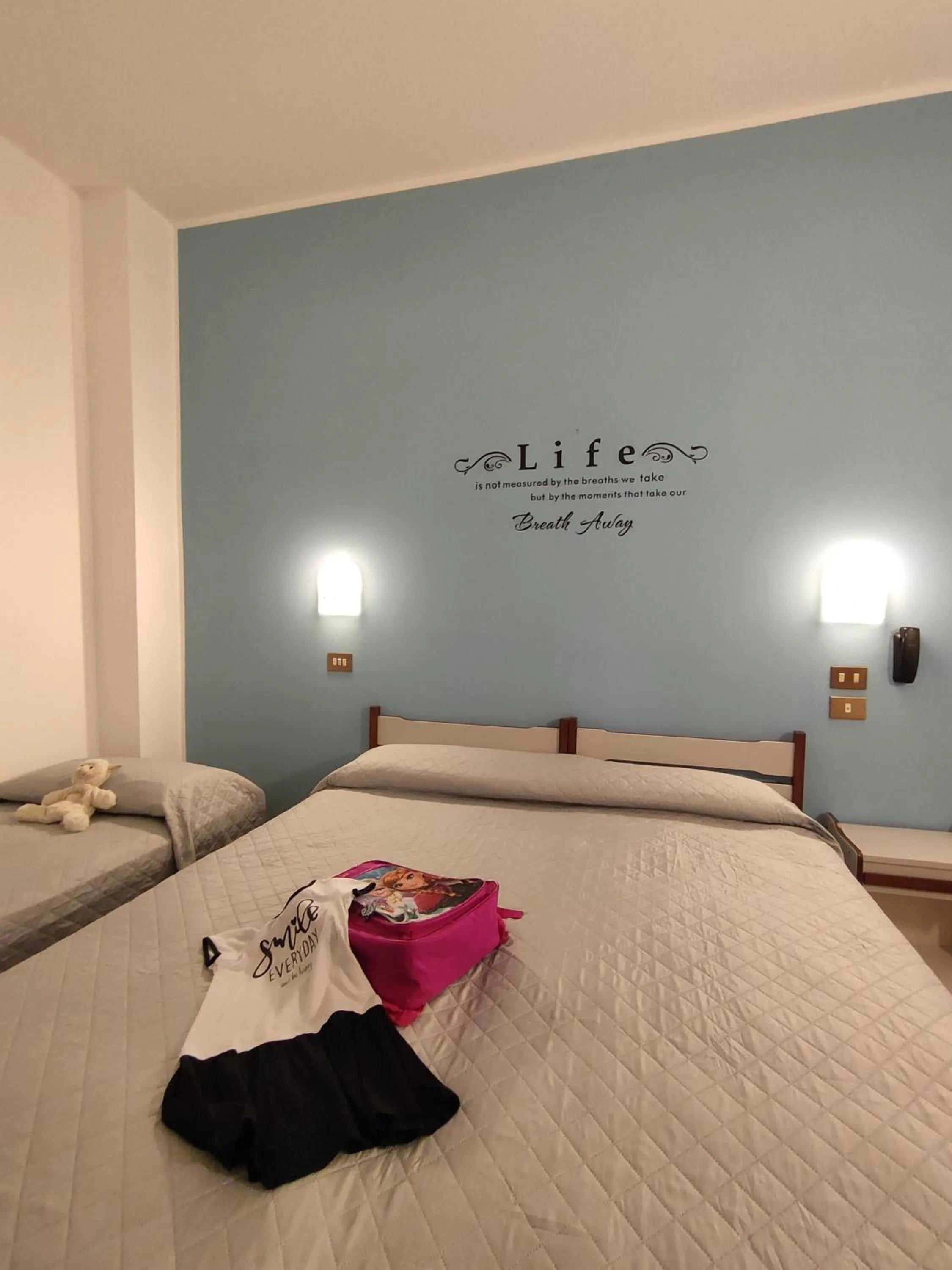 Bed in Hotel Palazzi