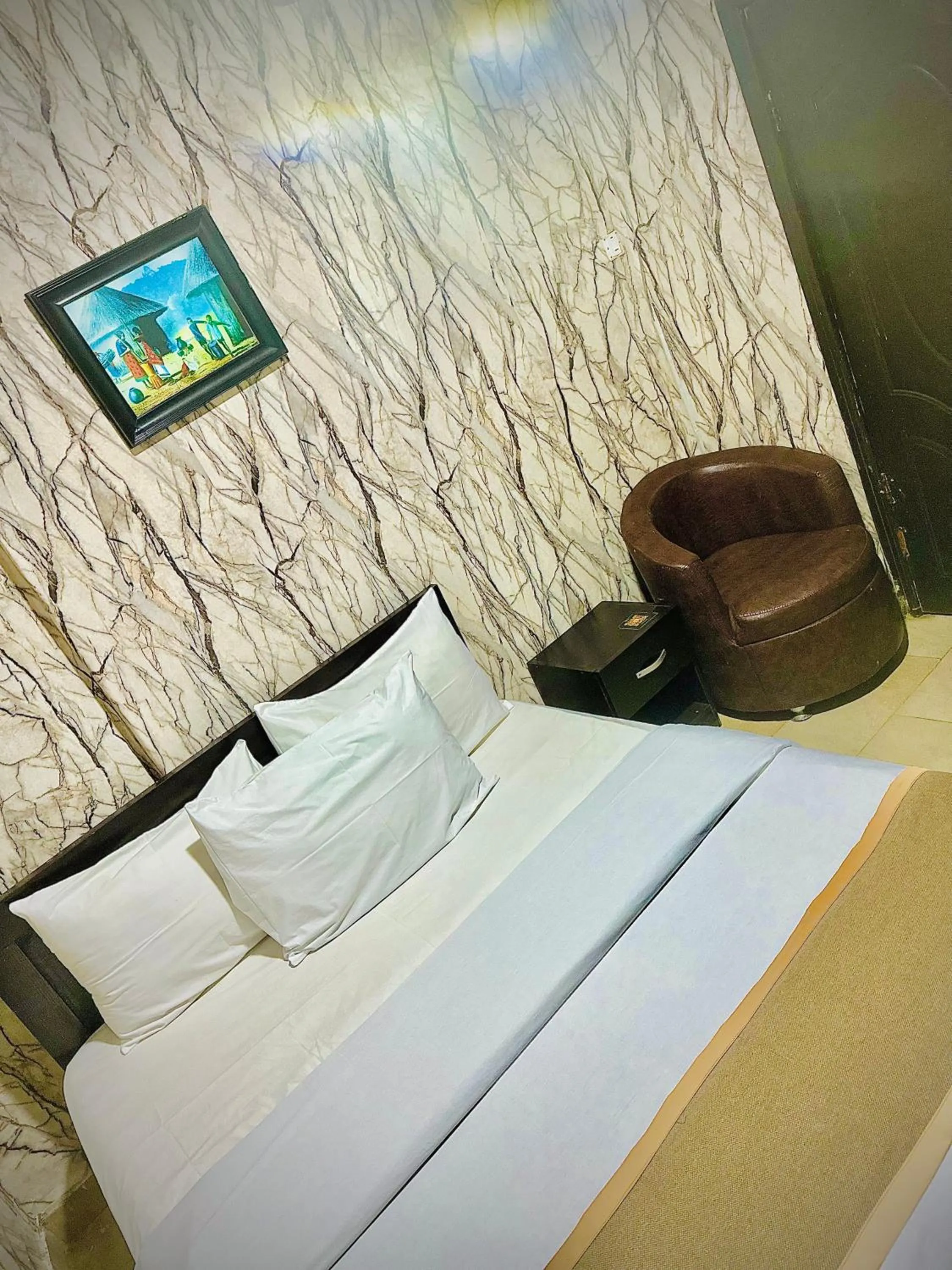 Bedroom, Bed in Posh Hotel and Suites Ikeja