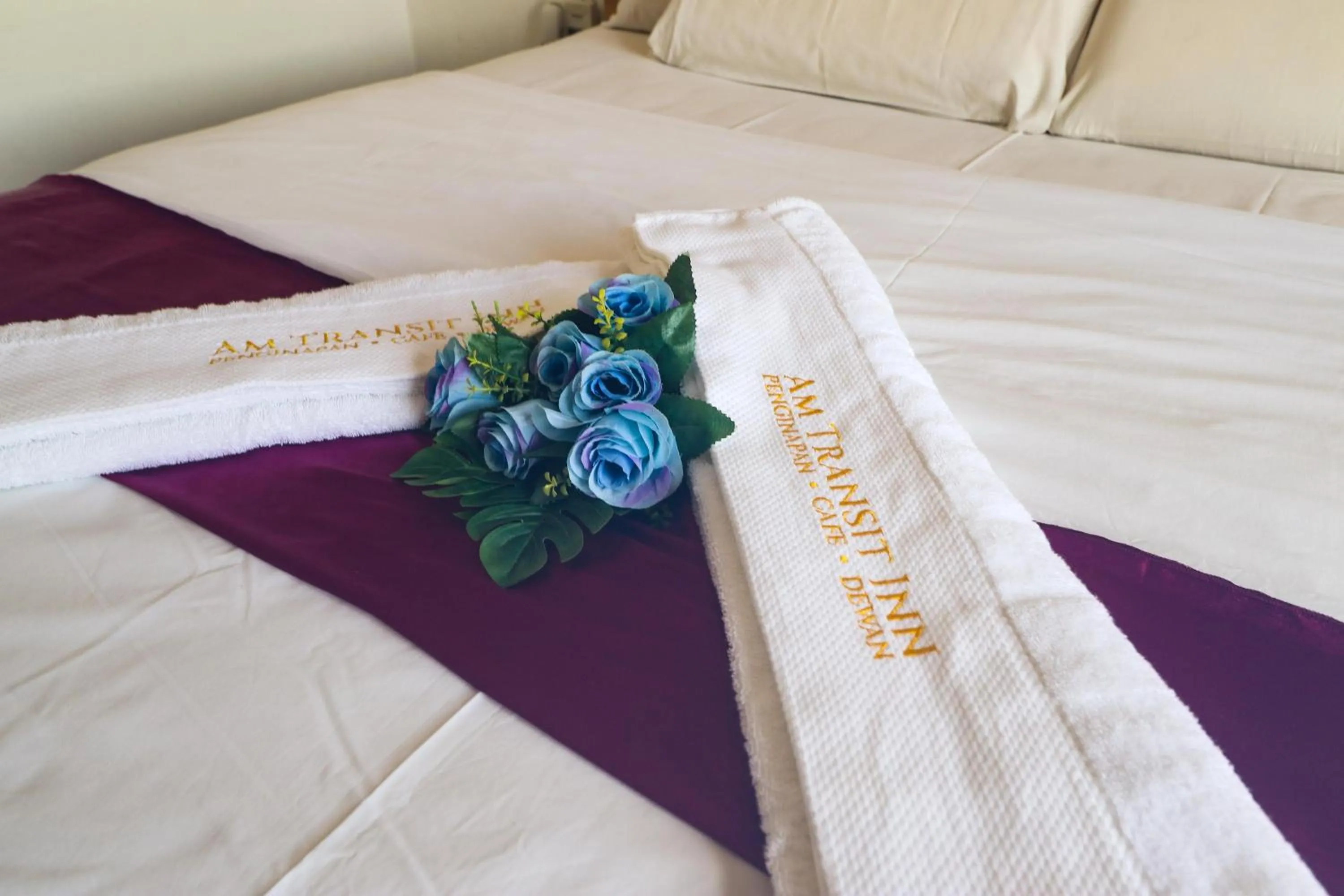 Bed in AM Transit Inn Kuala Terengganu