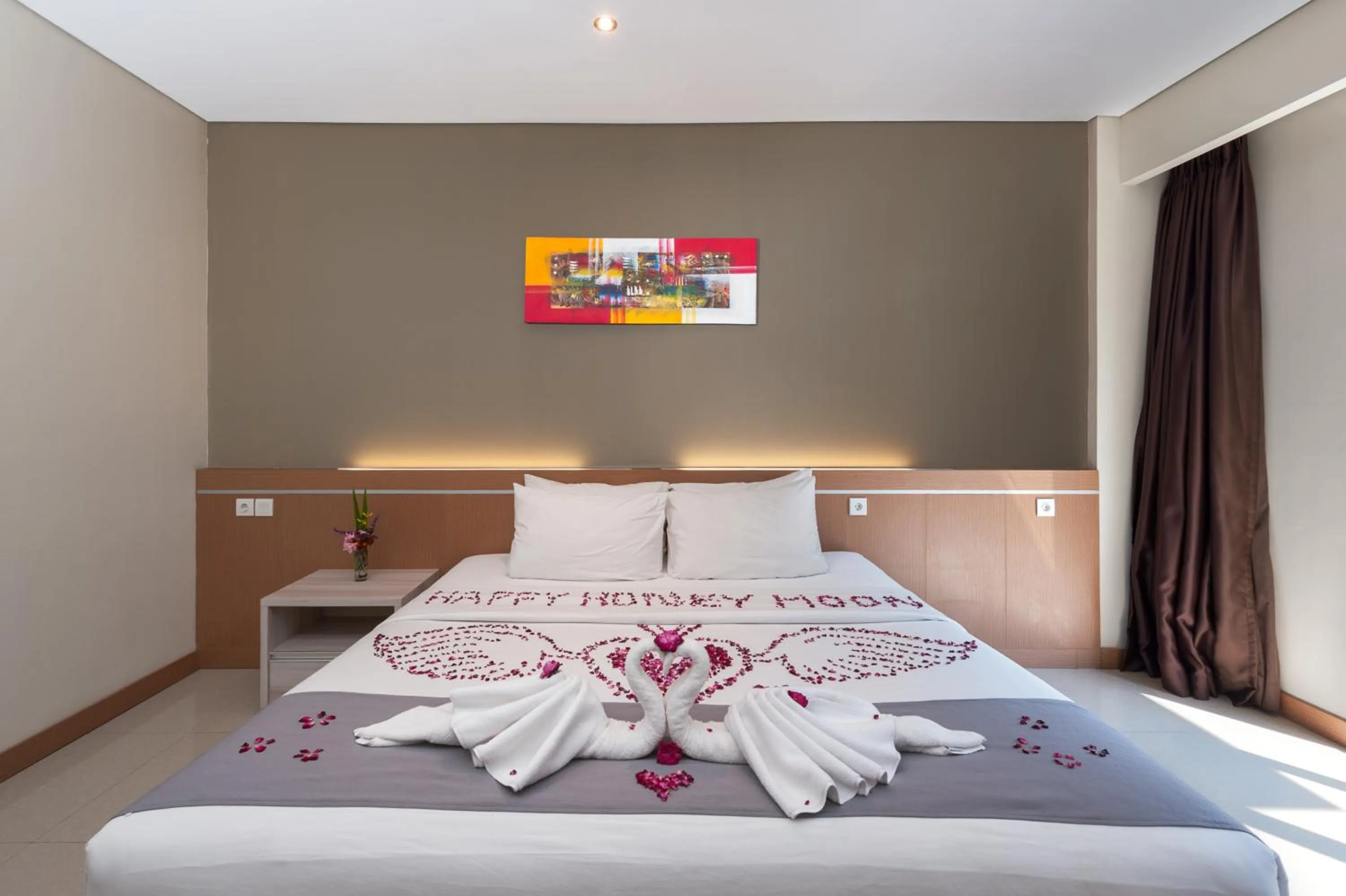 Bed in Nava Hotel Tawangmangu