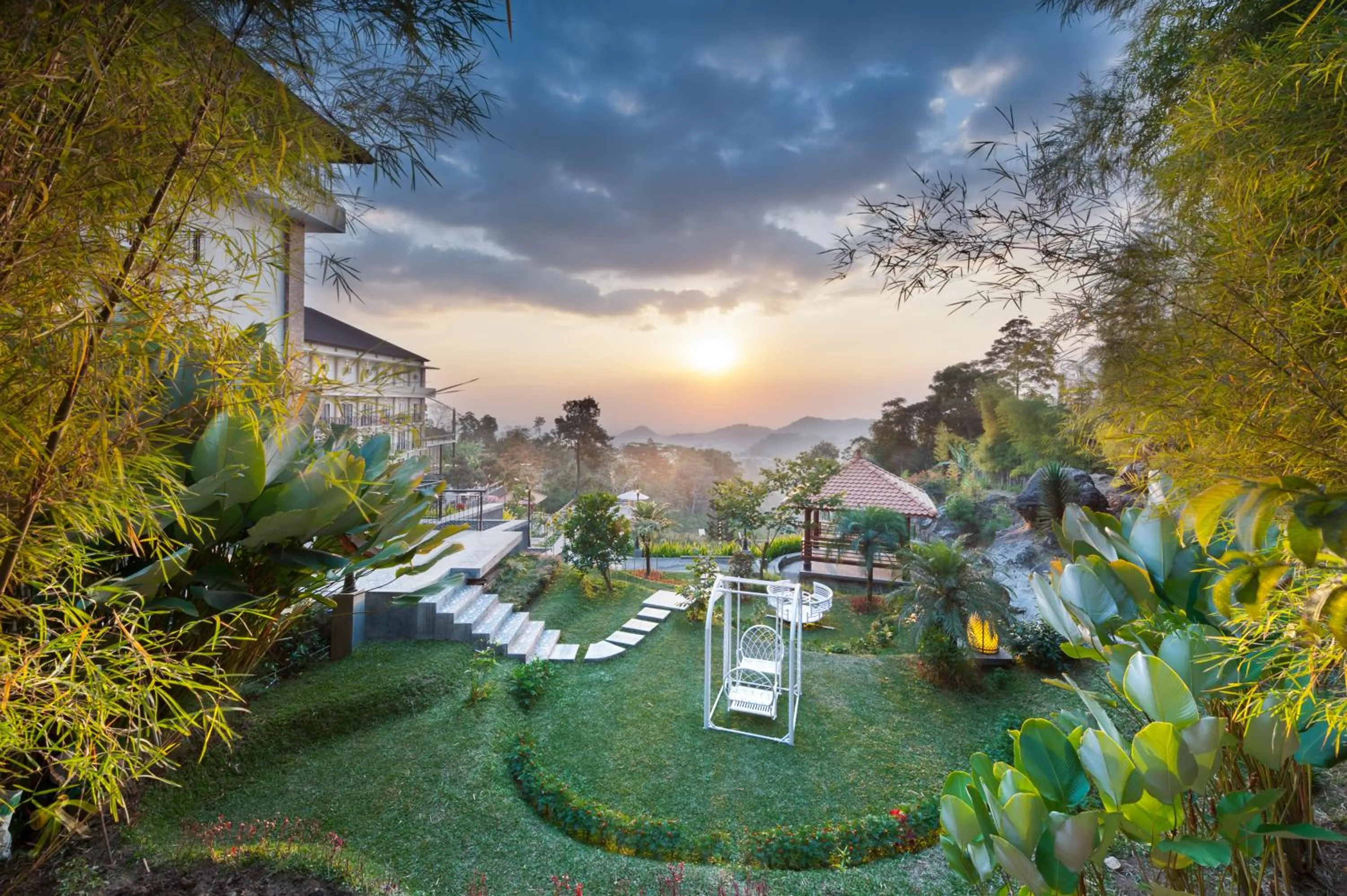 Garden in Nava Hotel Tawangmangu