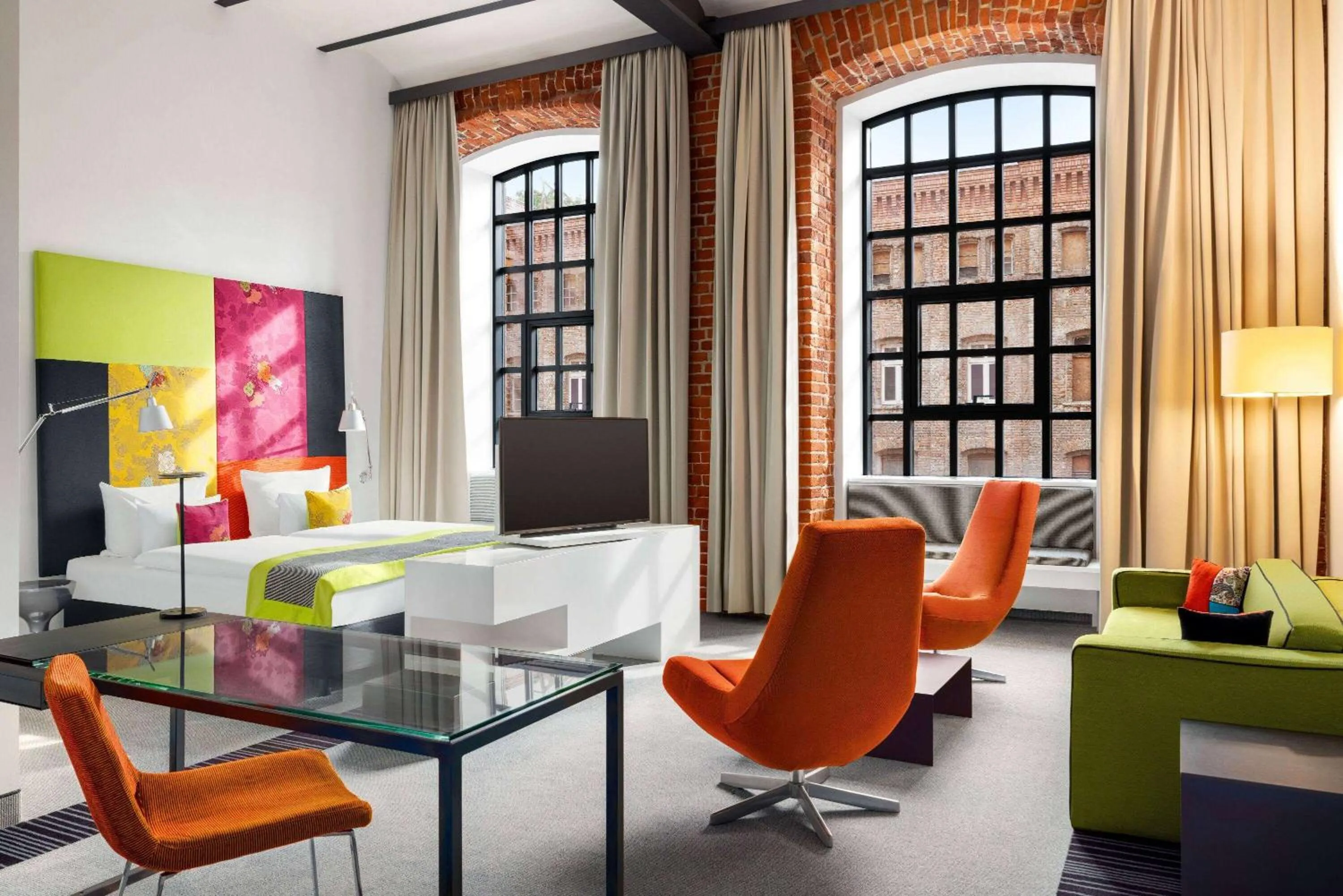 Bed in Vienna House by Wyndham Andel's Lodz