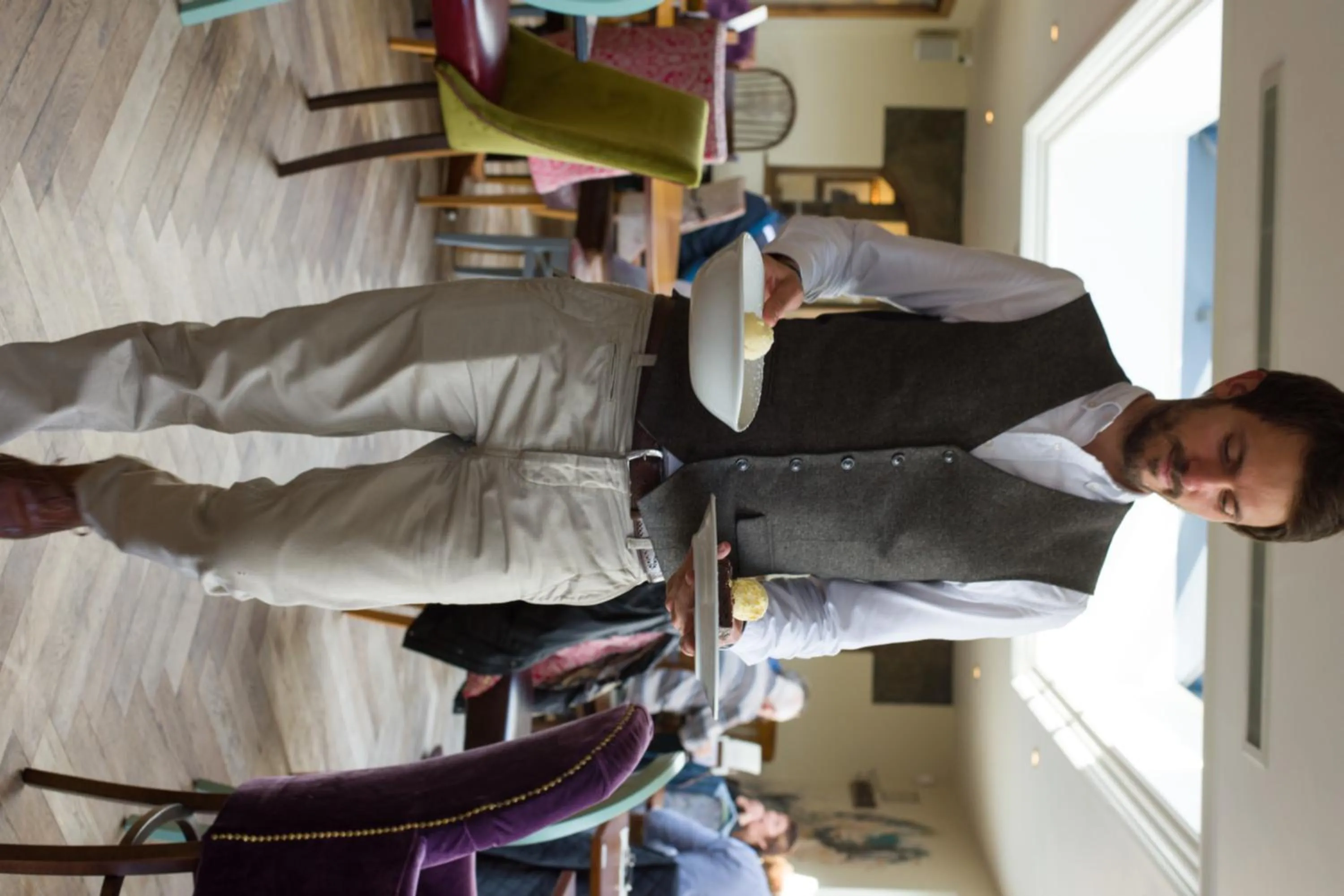 Staff in The Peacock at Barlow