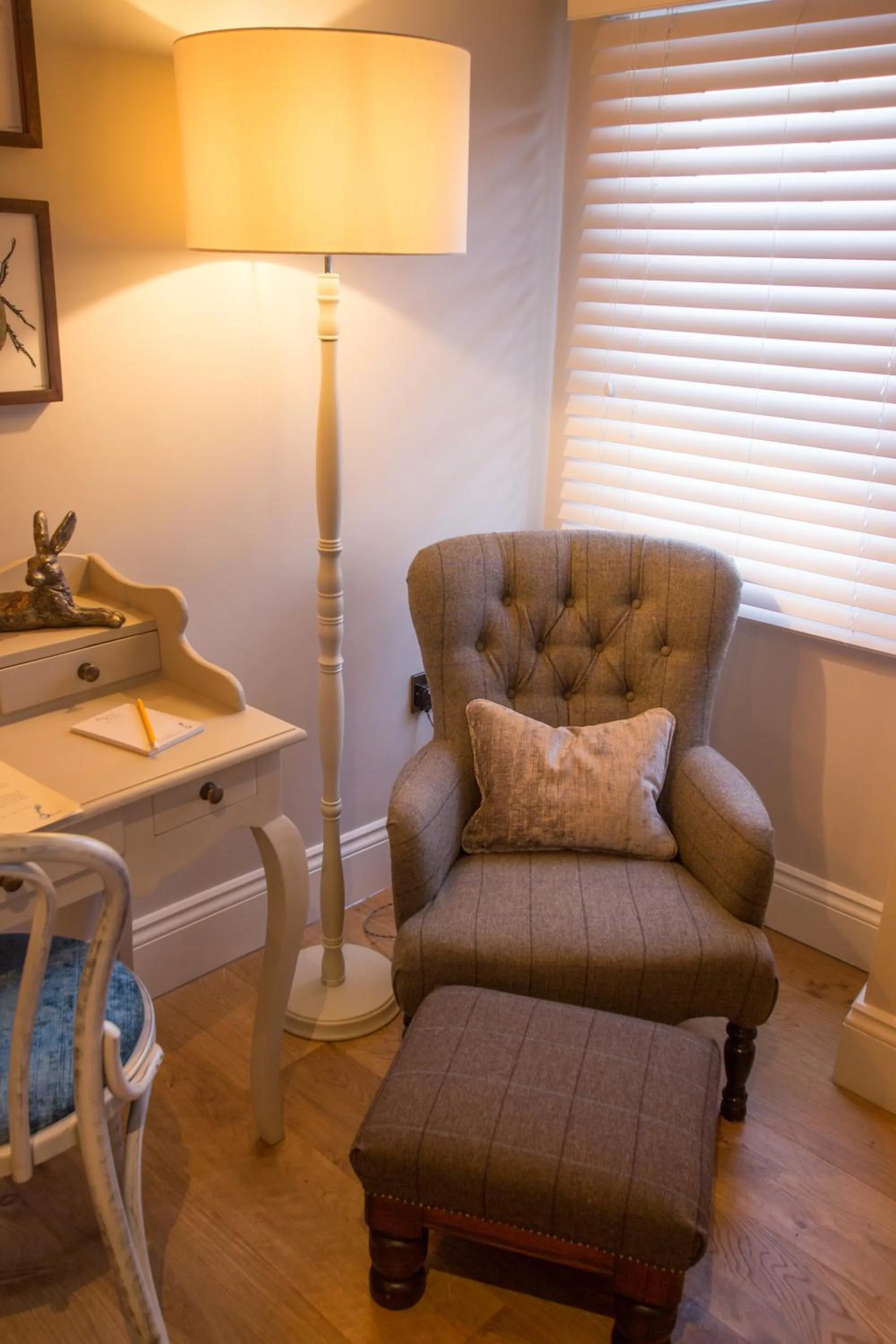 Decorative detail in The Peacock at Barlow