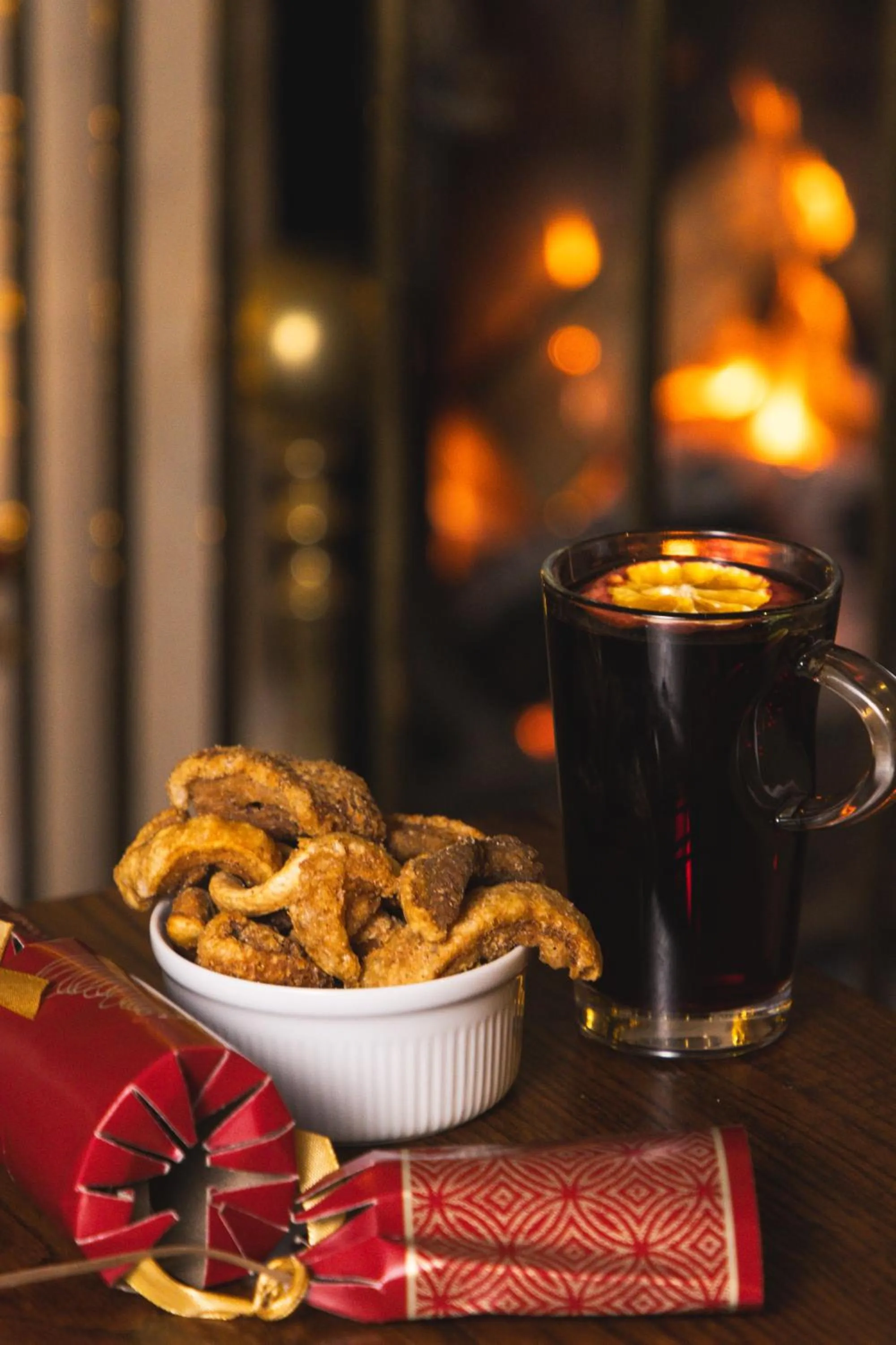 Food and drinks in The Peacock at Barlow